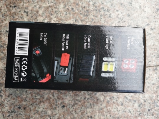 手电筒强光LED户外充电探照灯便携式防水塑料疝气野营灯