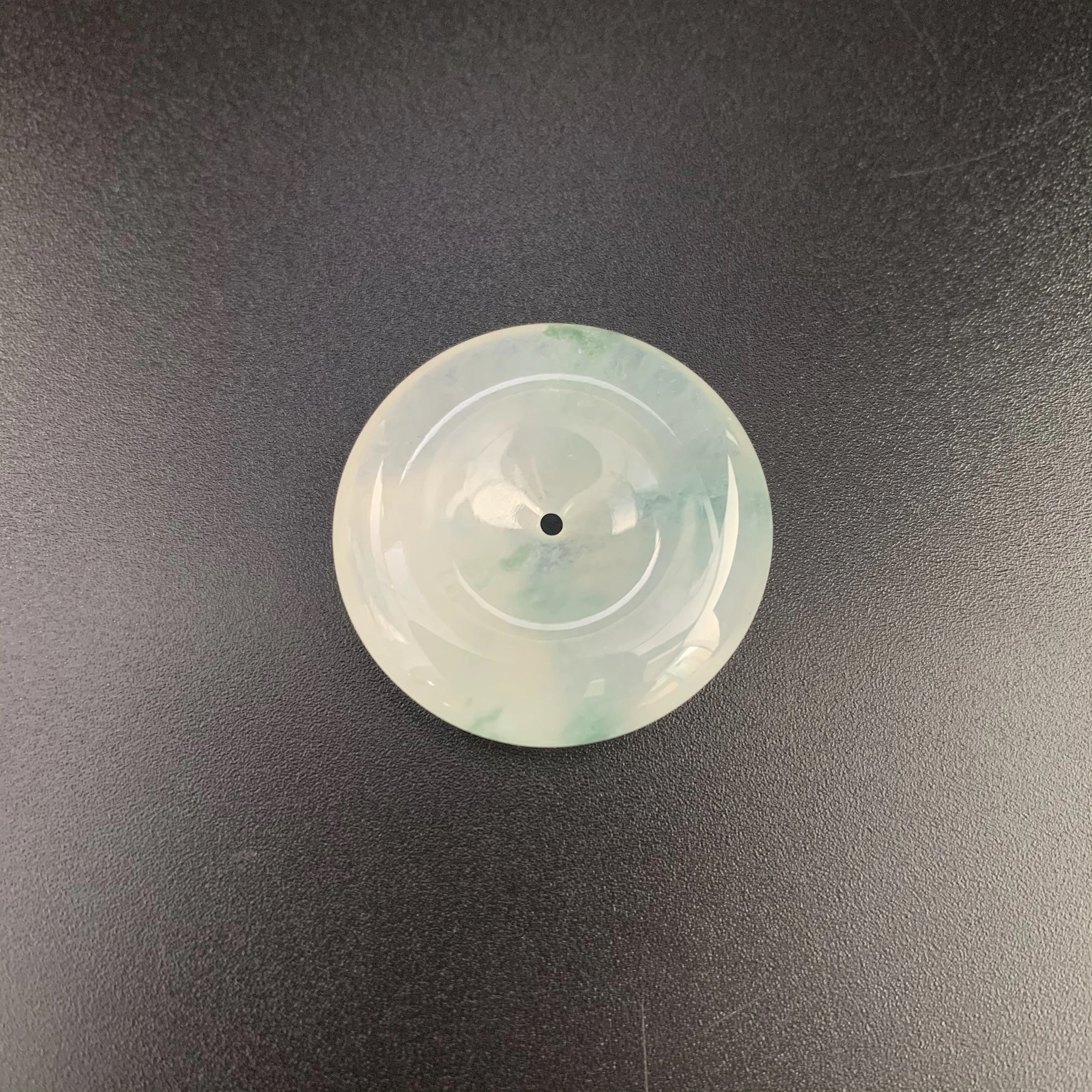 【 Oriental Jade 】 Natural Burmese jadeite and jade A-grade glutinous ice type floating flower peace pendant jadeite neck ornament Application Scenario