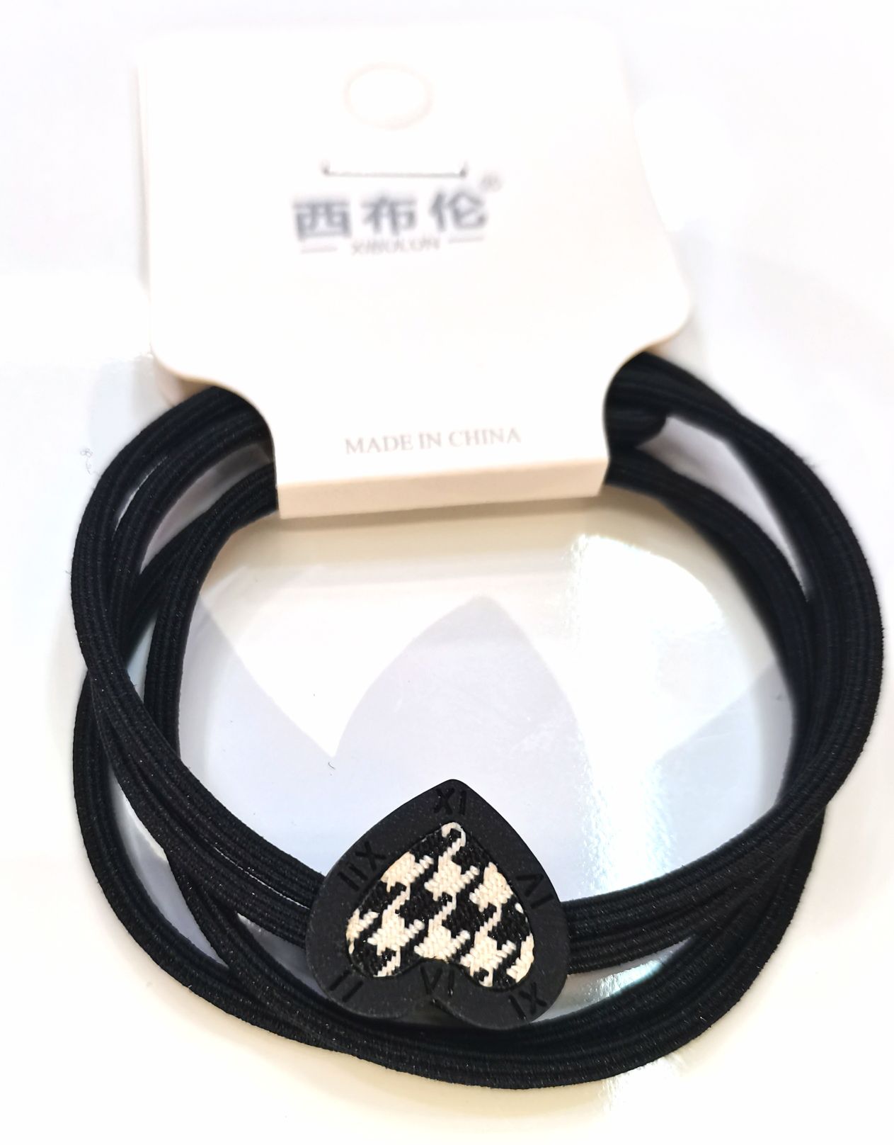 10 West Brunn Accessories, headwear, hair bands, hair ties, leather bands, hair ties 79, Internet bestsellers, high-end alloy, double-layer alloy, thick ropes, leather bands