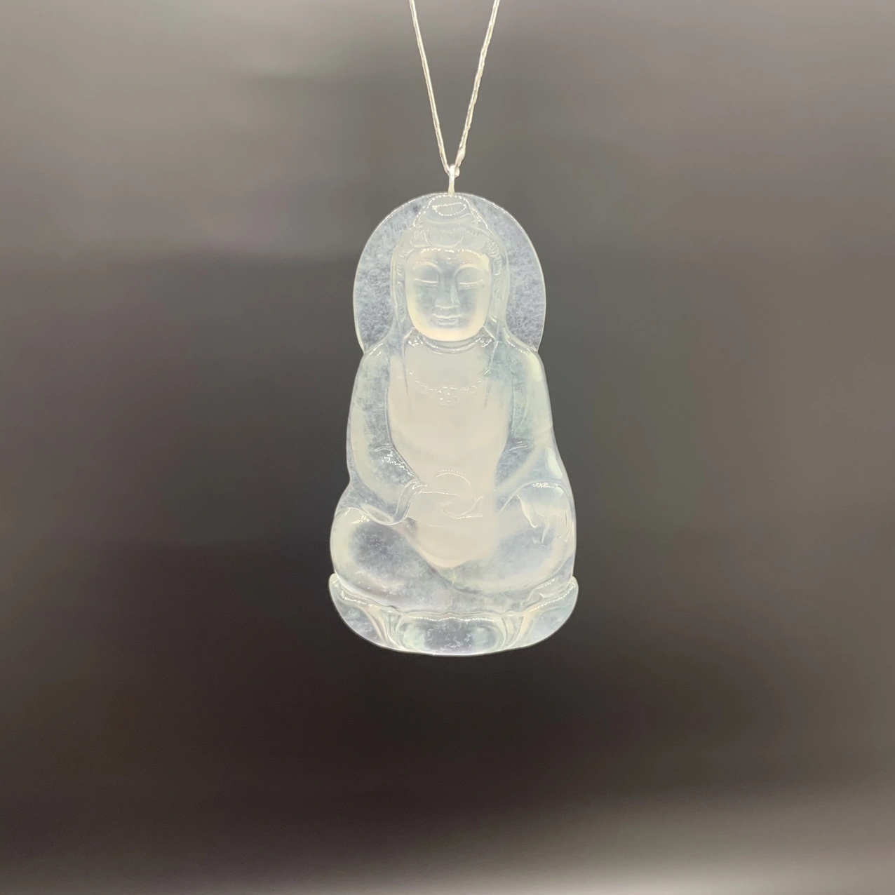 【 Oriental Jade 】 Natural Burmese jadeite A-grade exquisite ice-type small Guanyin pendant jadeite necklace Application Scenario
