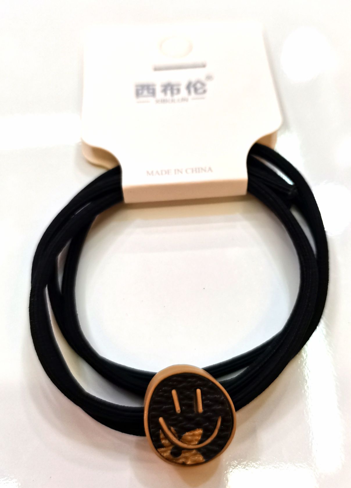 10 West Brunn Accessories, headwear, hair bands, hair ties, leather bands, hair ties 79, Internet bestsellers, high-end alloy, double-layer alloy, thick ropes, leather bands Item Picture