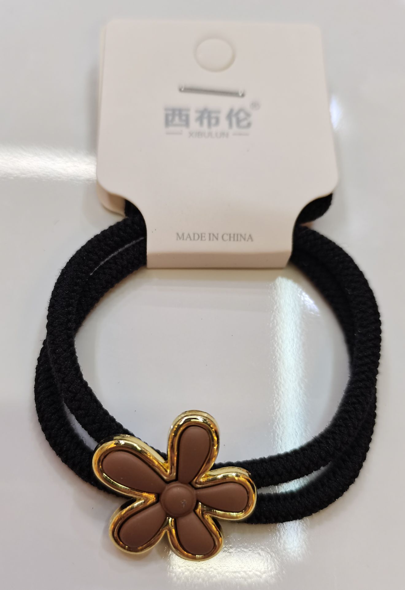 10 West Brunn Accessories, headwear, hair bands, hair ties, leather bands, hair ties 79, Internet bestsellers, high-end alloy, double-layer alloy, thick ropes, leather bands Application Scenario