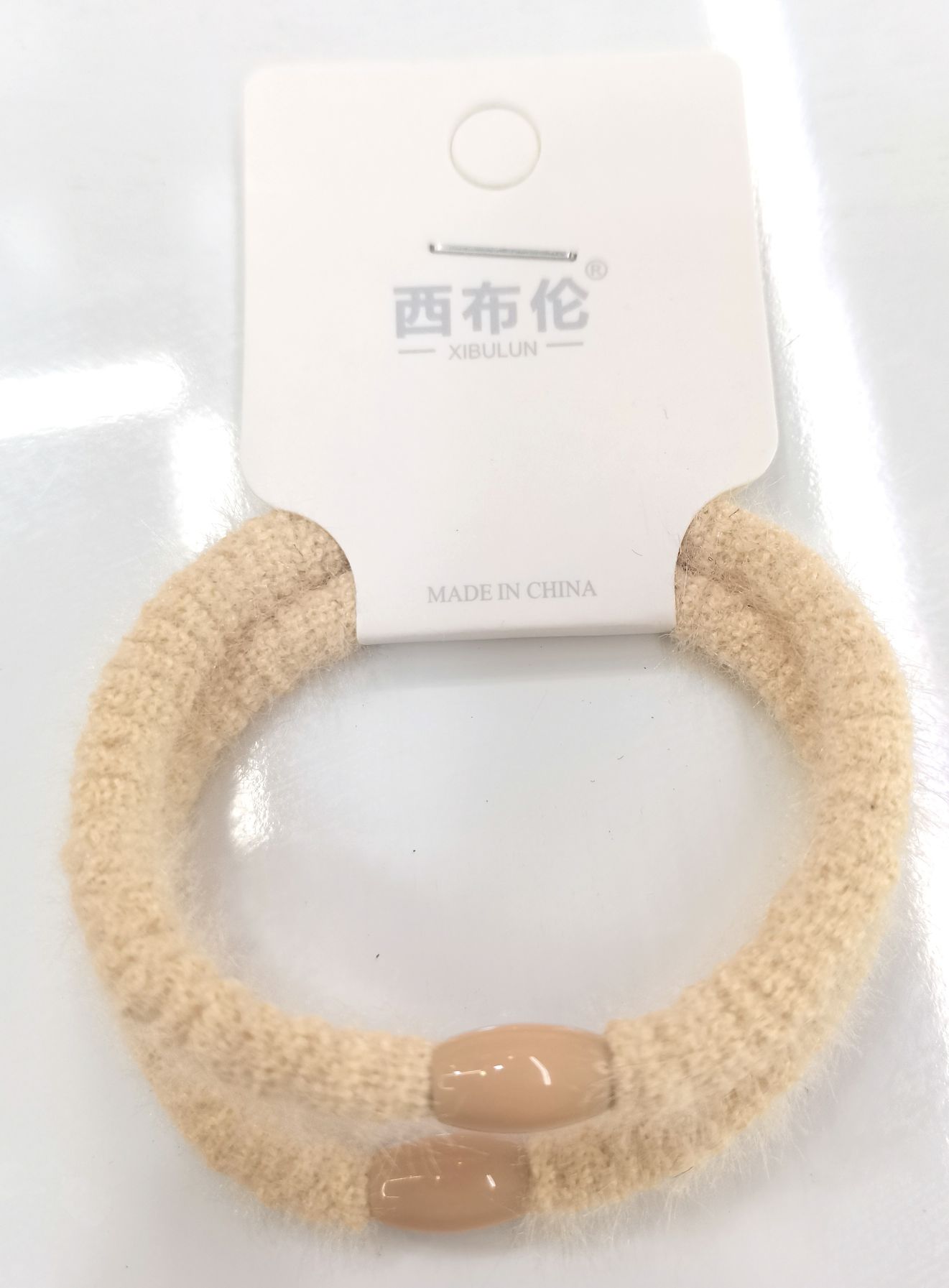 10 Sibulun Accessories, headwear, hair bands, hair ties, leather bands, hair ties, 76 coffee color, milk tea color, basic style, high-quality leather bands, imported rubber bands