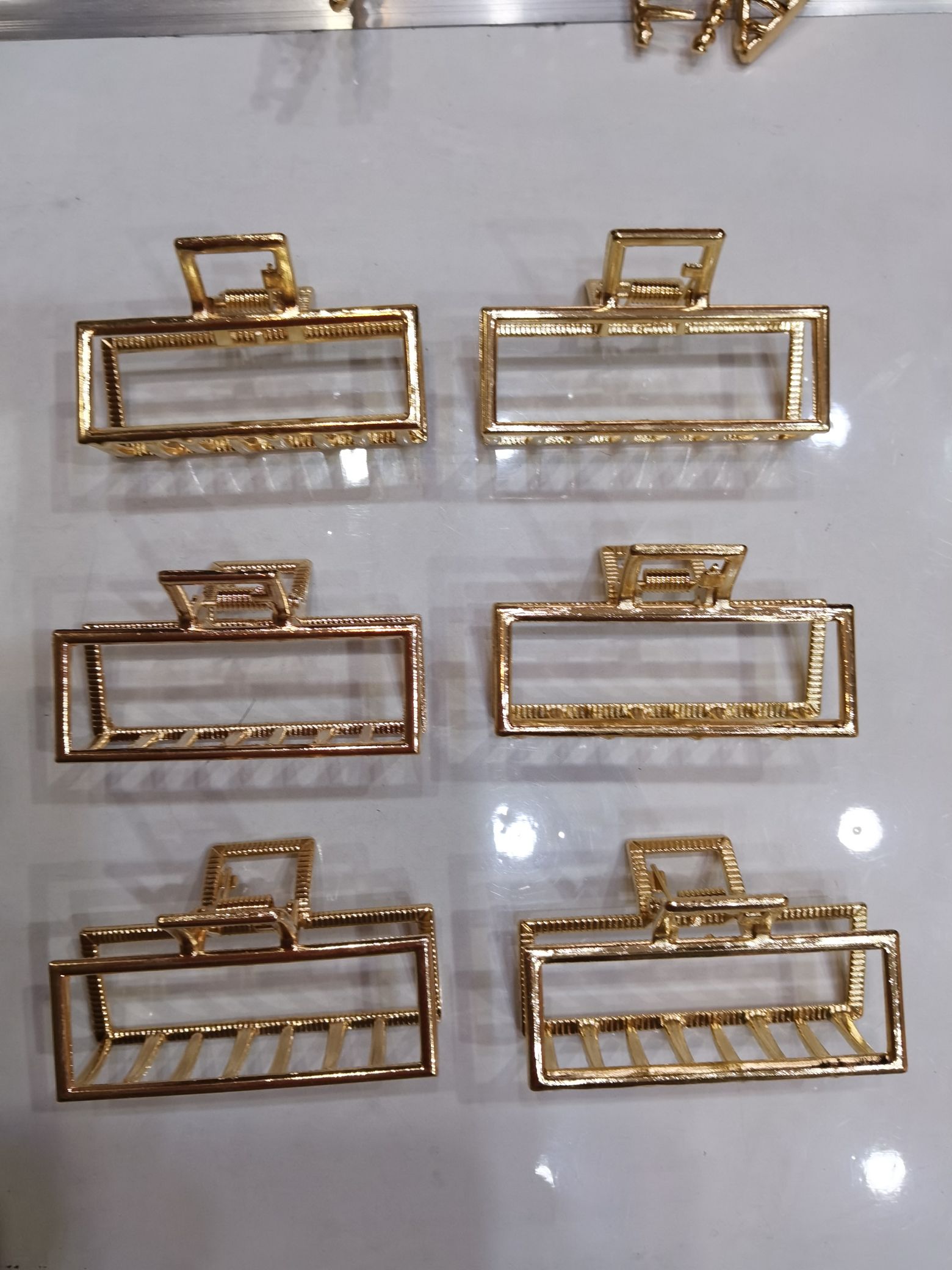 Haishen Accessories' popular and trendy Korean style fashion classic, trendy Korean style fashion 8 cm alloy hair clip and bath clip Specification image