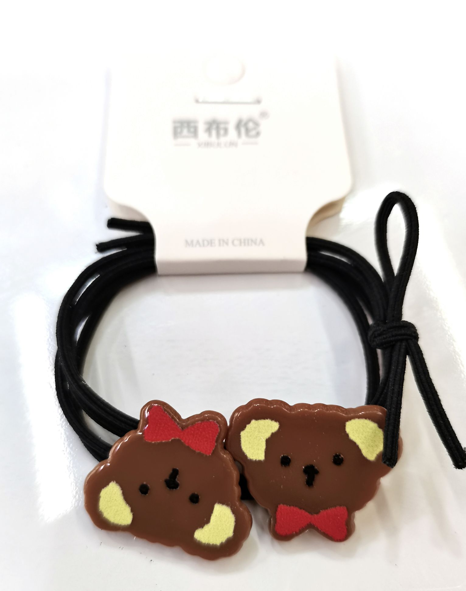 10 Siblun accessories, headwear, hair bands, hair ties, rubber bands, hair ties, 75 alloy accessories, 5207 rabbit, bear, bow tie, fruits Specification image