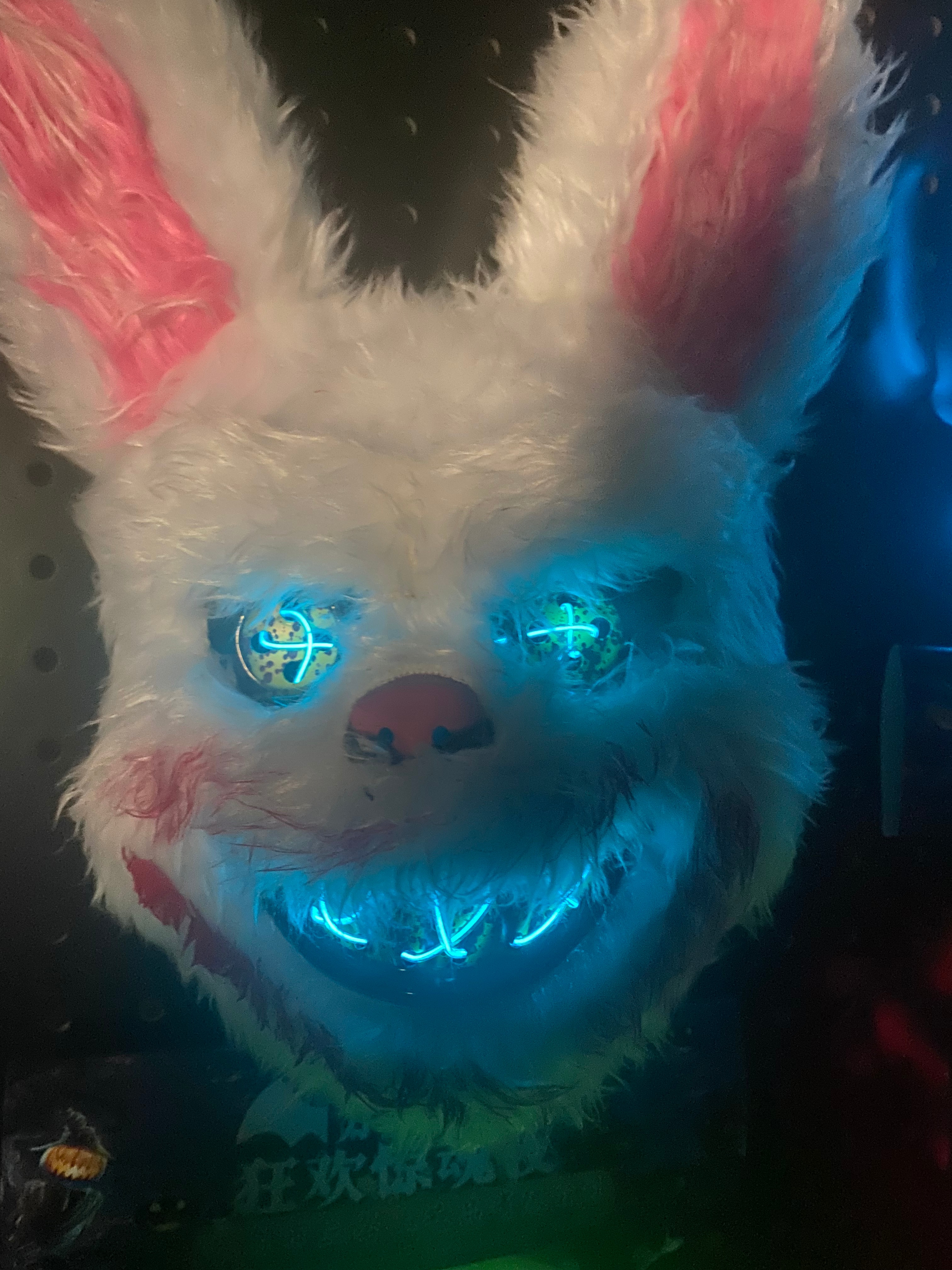 Halloween cold light rabbit mask Halloween prop led cold light Application Scenario