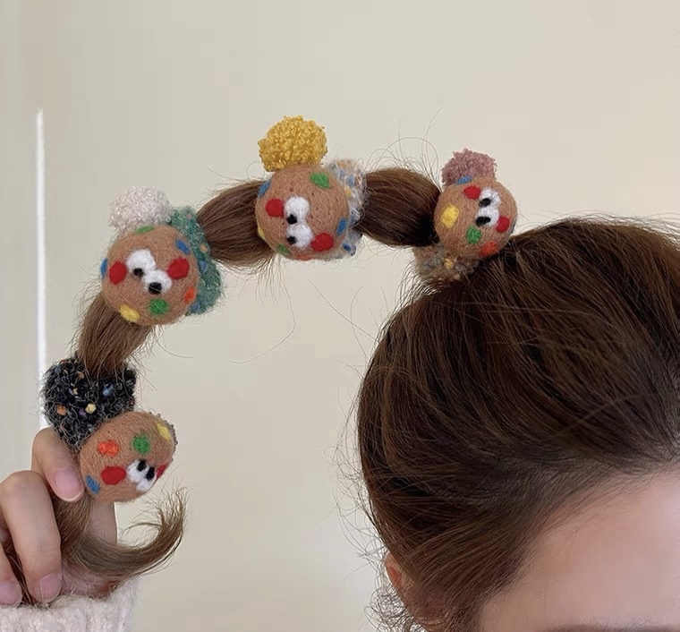 Sweet Heart Quqi ~ Cute ins style hair band Headband 2022 New high-elasticity thickened towel band rubber band women's hair tie