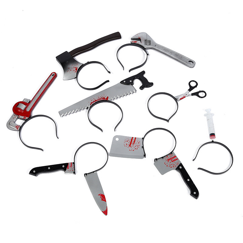 Halloween props and equipment: Silver V-shaped Vendeia Team's best-selling export product 6 Specification image