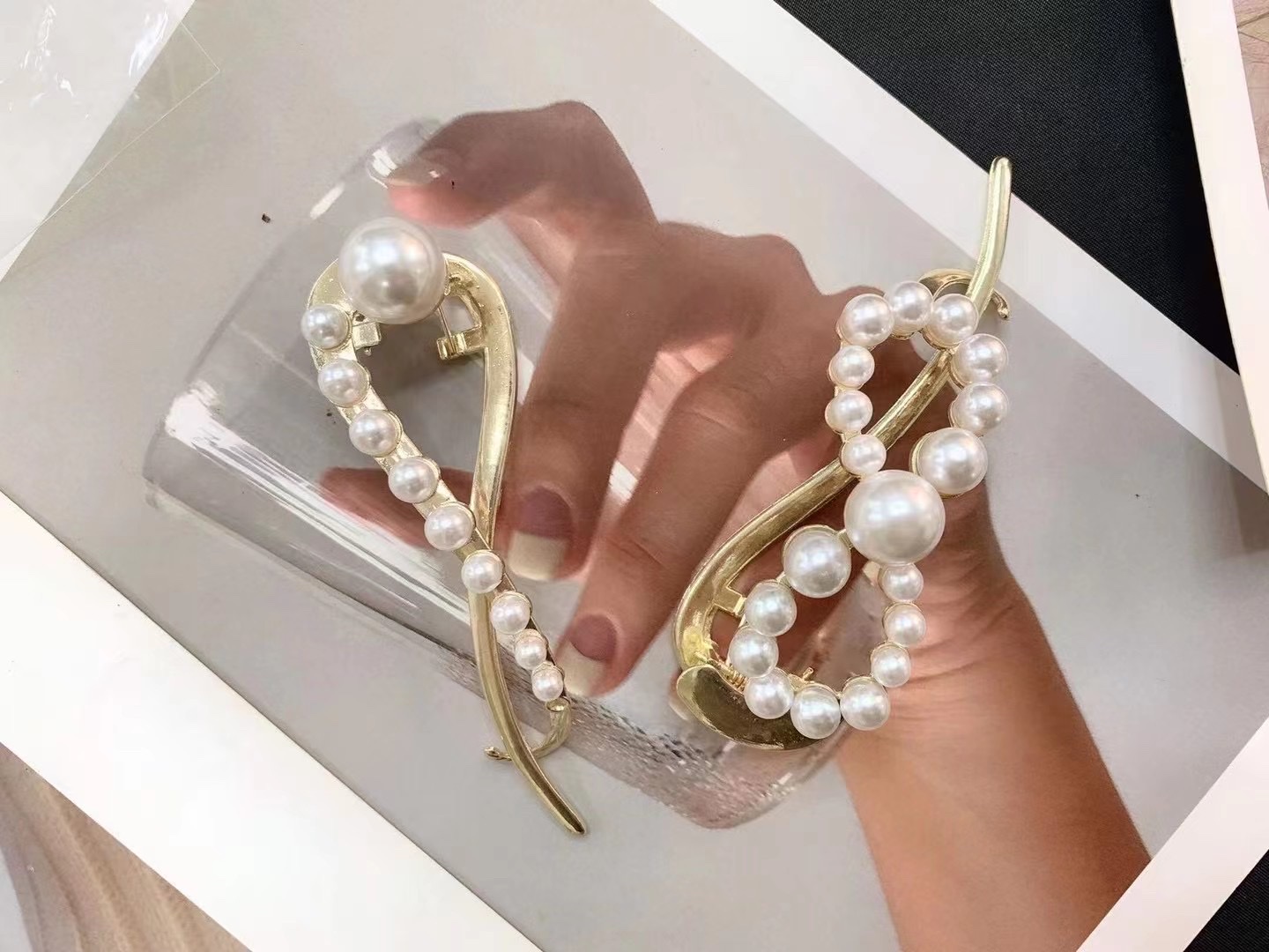 合金爪夹/合金/双排月亮细节图