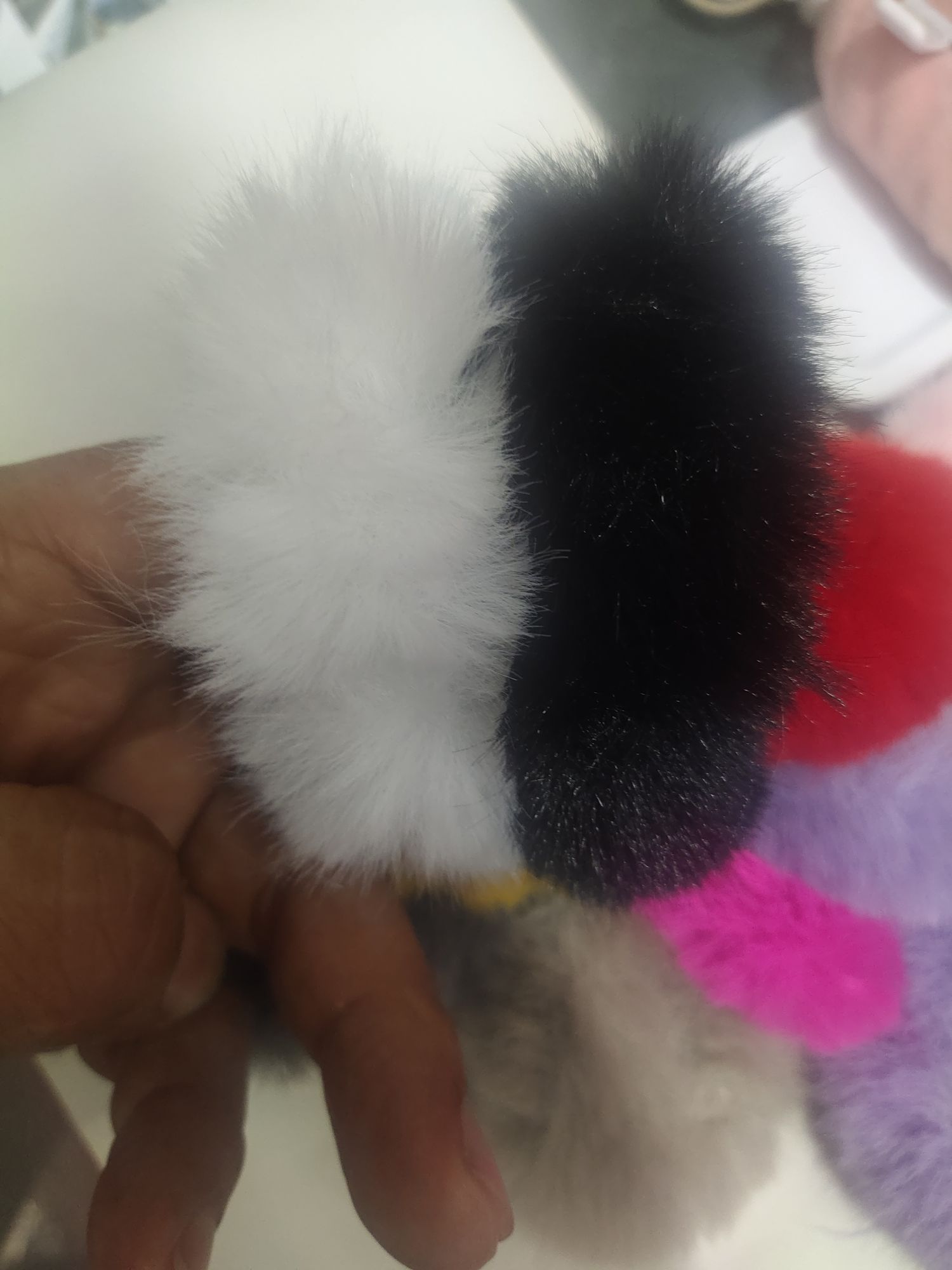 20条一包精品流行百搭網紅人造毛大毛圈锦璐饰品