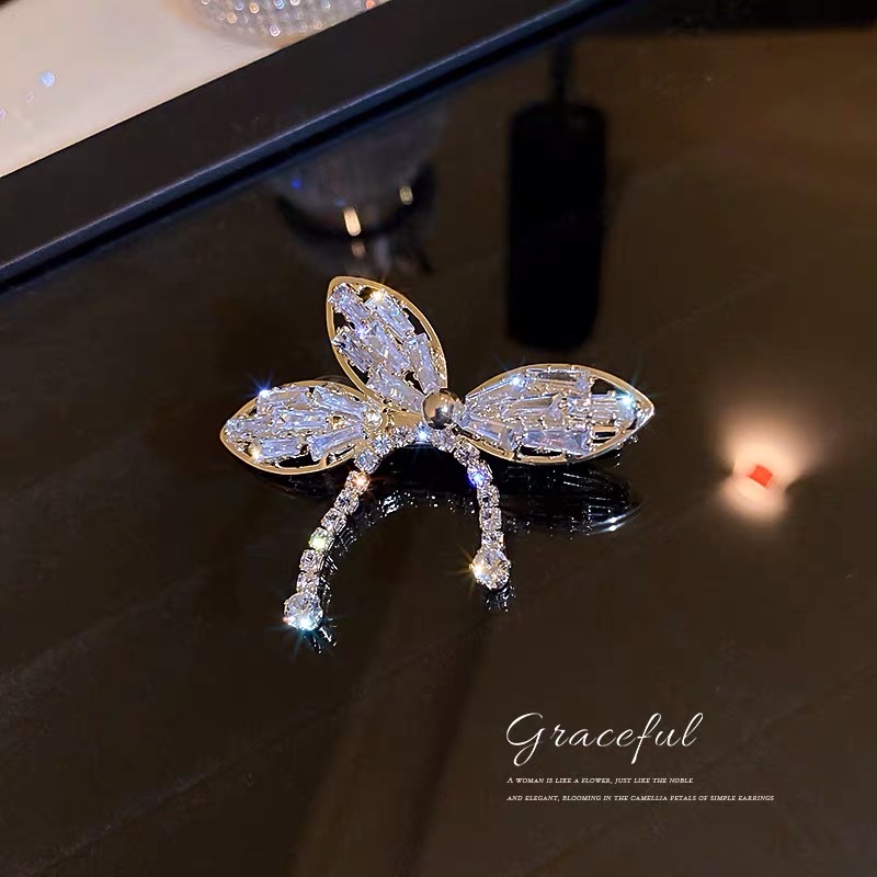 Alloy High-End Custom Brand Design Style Unique Charm Femininity Hairpin full figure