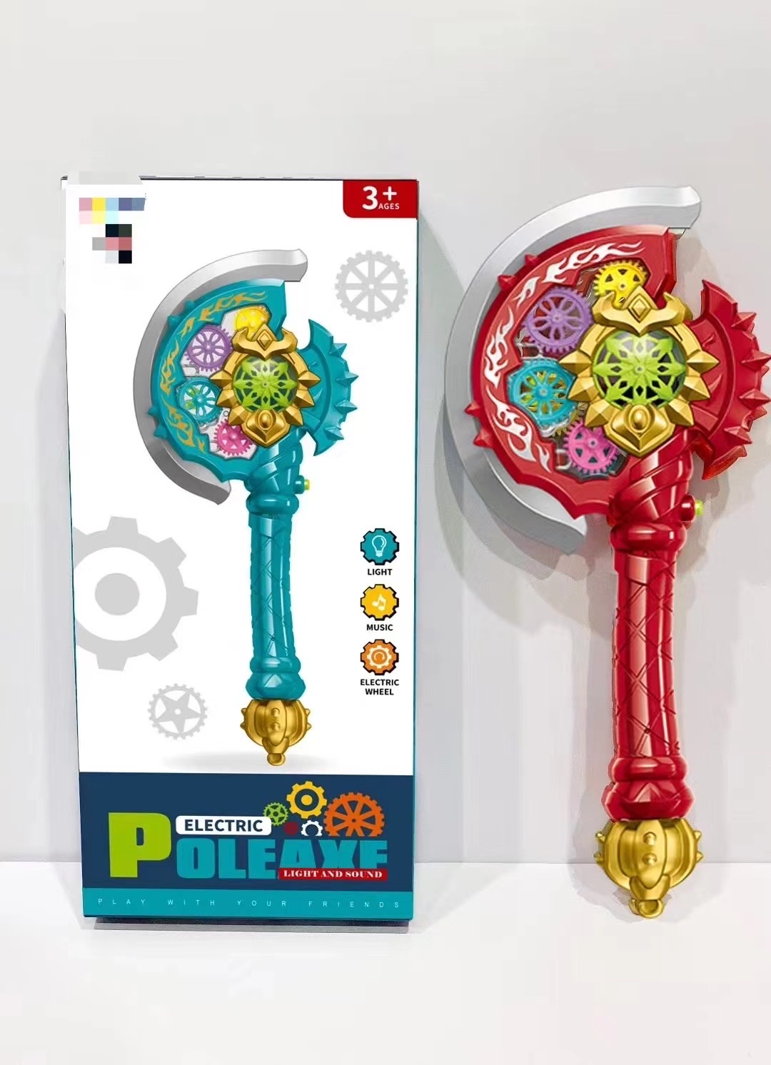 Luminous gear axe 🪓 luminous toy novel toy luminous music axe gear toy details Picture