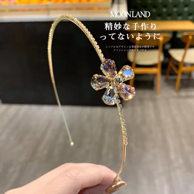 Exquisite Rhine-Diamond Headband, Headwear Hot Selling Explosive, Salt Can Be Sweet Full Score 💯 Good-Looking full figure