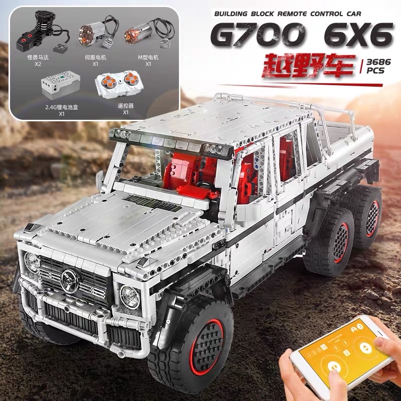 والسيارات اللاندكروزر التي يتحكّم فيها عن بعد من طراز Mongyo Mongyo Technology Technology من طراز G، تواجه صعوبات كبيرة في تركيب مكعبات الخشب
