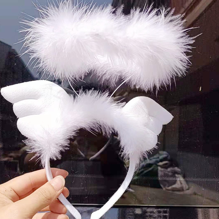 儿童成人天使羽毛翅膀道具舞台 六一 万圣节翅膀道具批发 