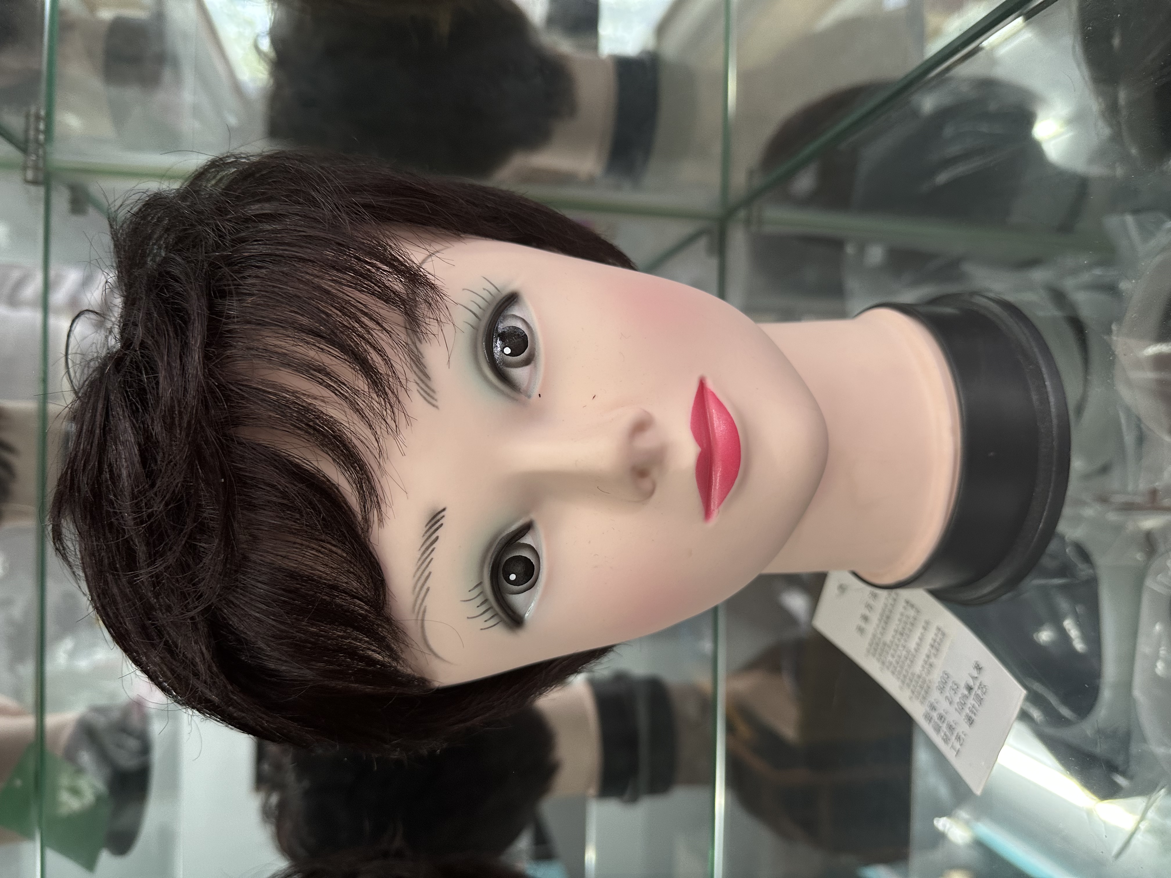 Middle-aged and elderly wigs, women with short summer hair, mothers with real hair, women with full hair sets, natural real hair strands wigs, full real hair