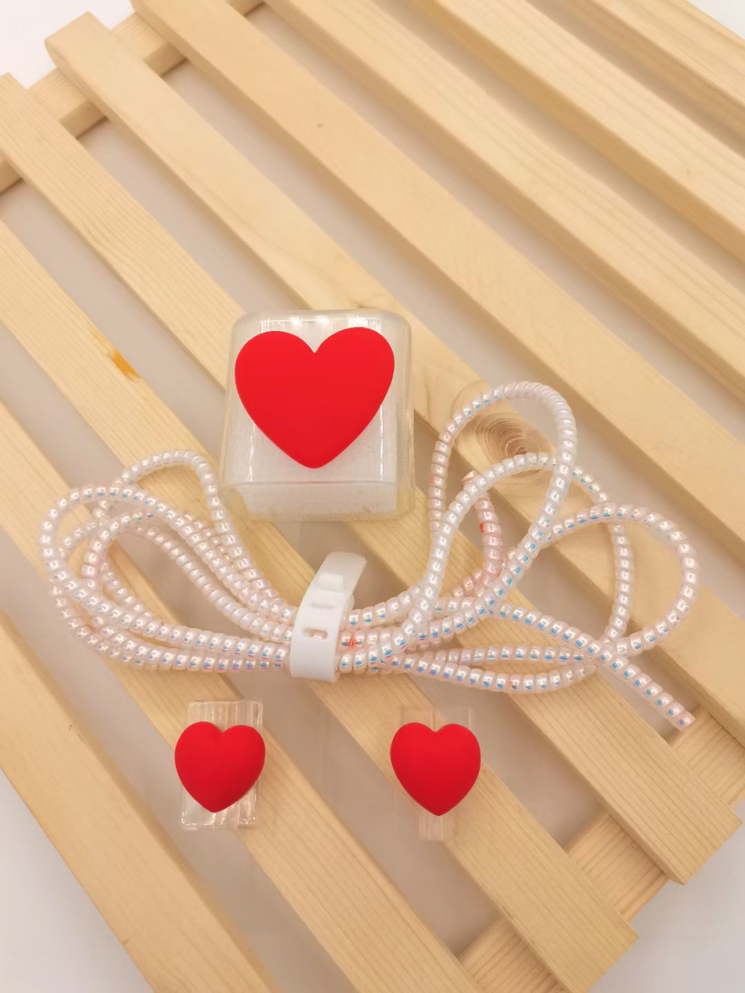 Five-piece set of charging head protective case, data cable protective case and winding device detail image 4