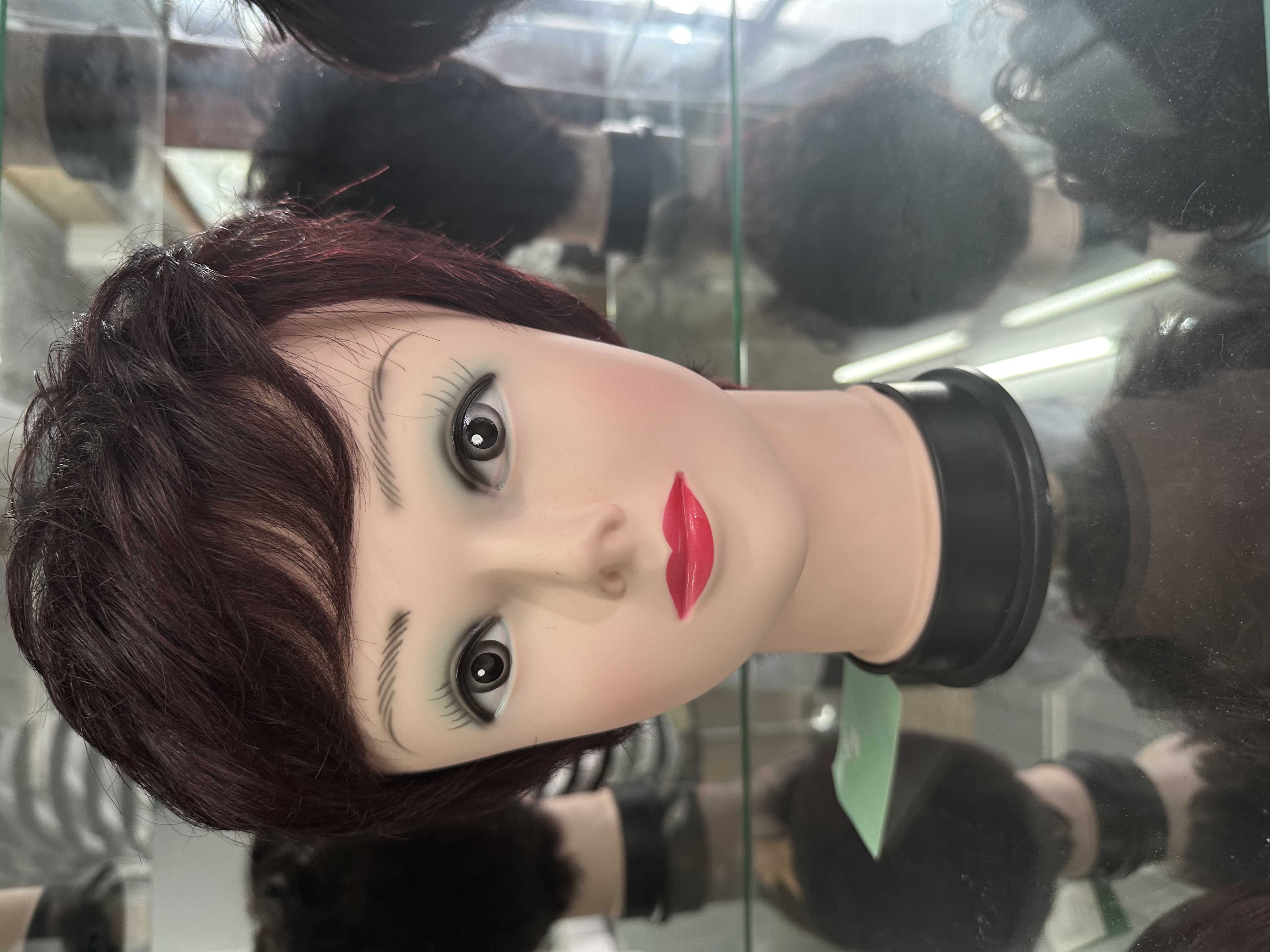 Middle-aged and elderly wigs, women with short summer hair, mothers with real hair, women with full hair sets, natural real hair strands wigs, full real hair details Picture