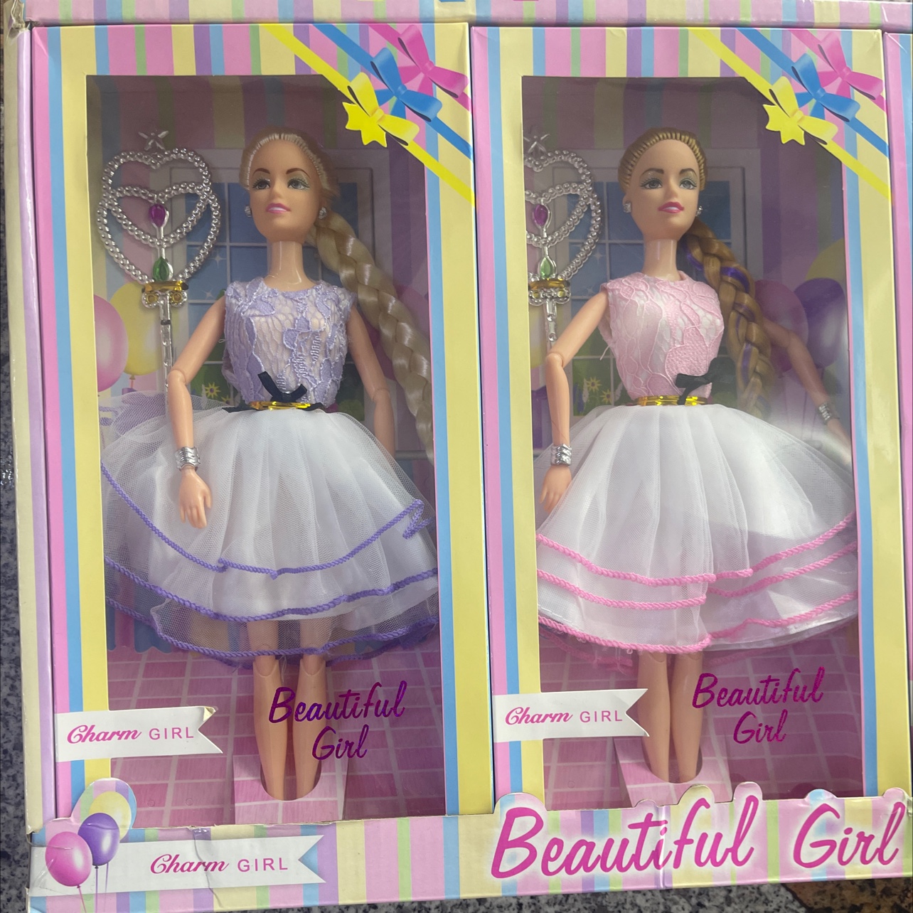 Hello. 2022 new style doll set with accessories. The dolls are solid and the hair is random. Doll mix style, random. Welcome both new and old customers to make your purchase Specification image