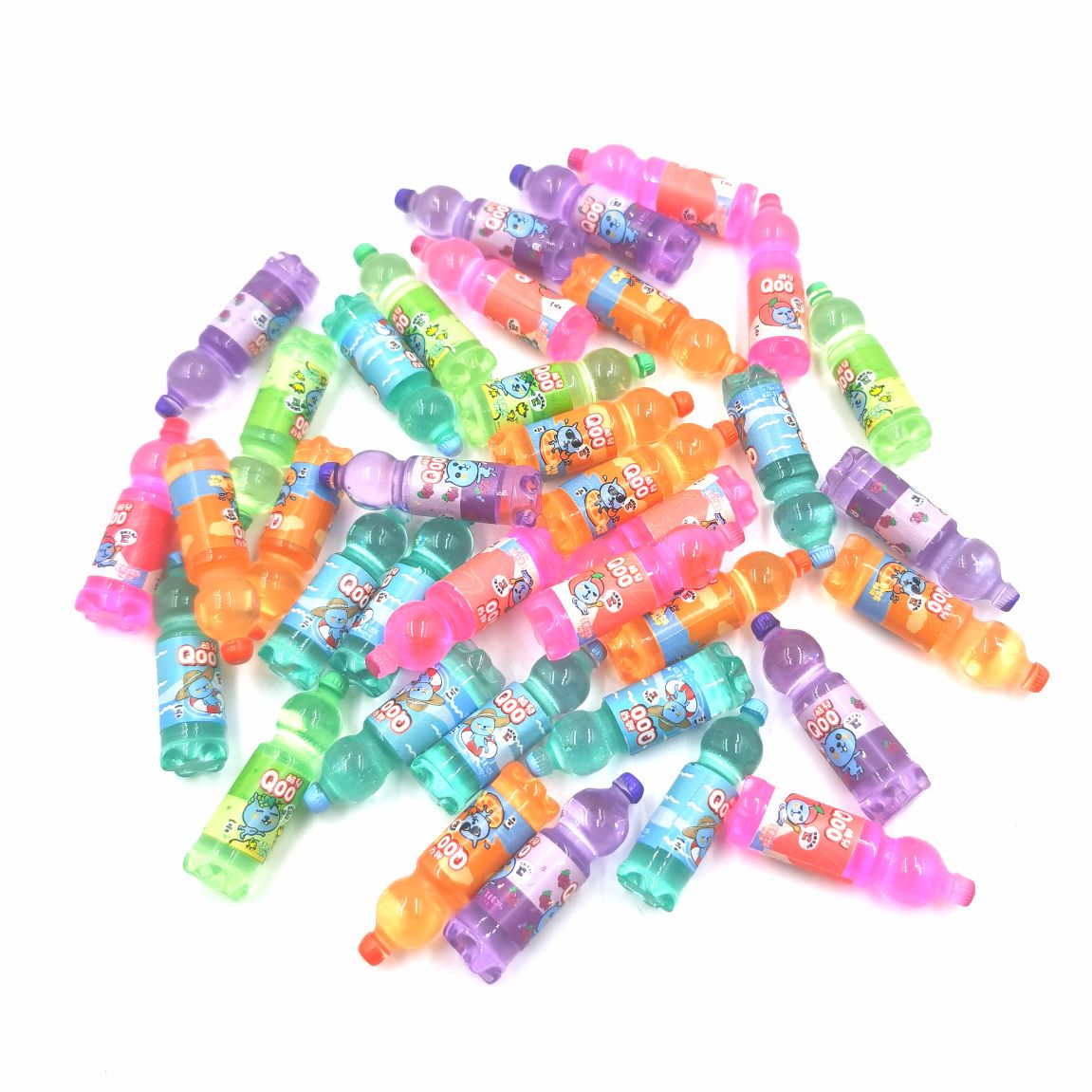 Resin accessories, mobile phones, refrigerators, patch materials, DIY handcrafted small bottles, wine bottles, simulation toys, accessories, beverage bottles, food and play ornaments, mixed packaging, clear packaging wholesale, queer, 500 pieces per package detail image 8