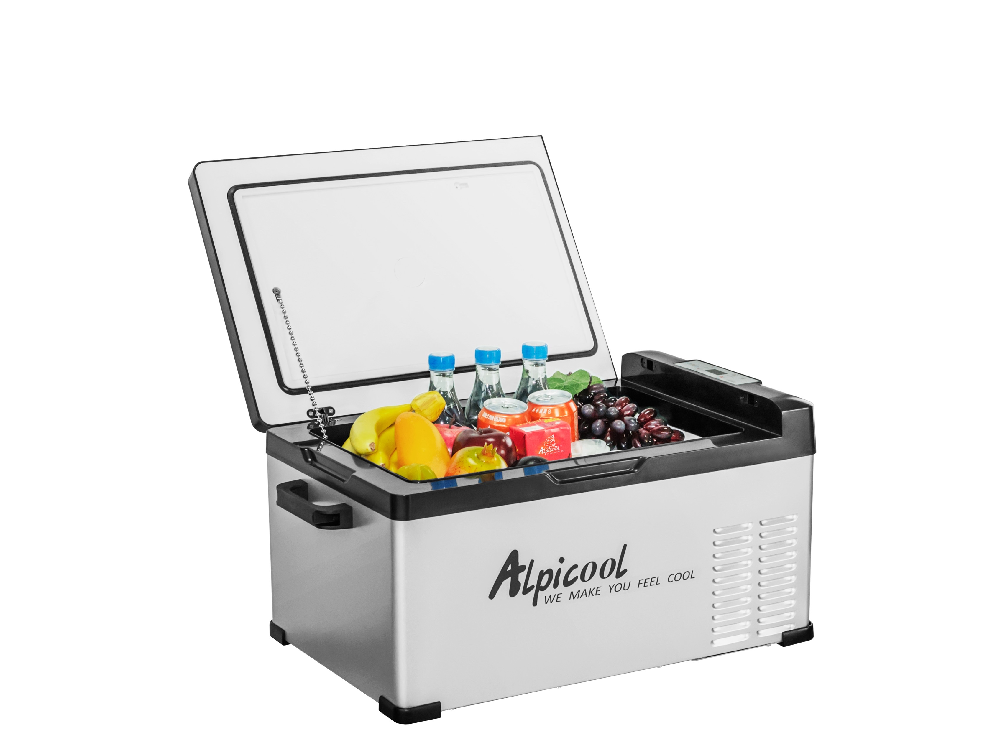 冰虎压缩机车载冰箱25L车家两用迷你宿舍办公室冷冻冷藏箱