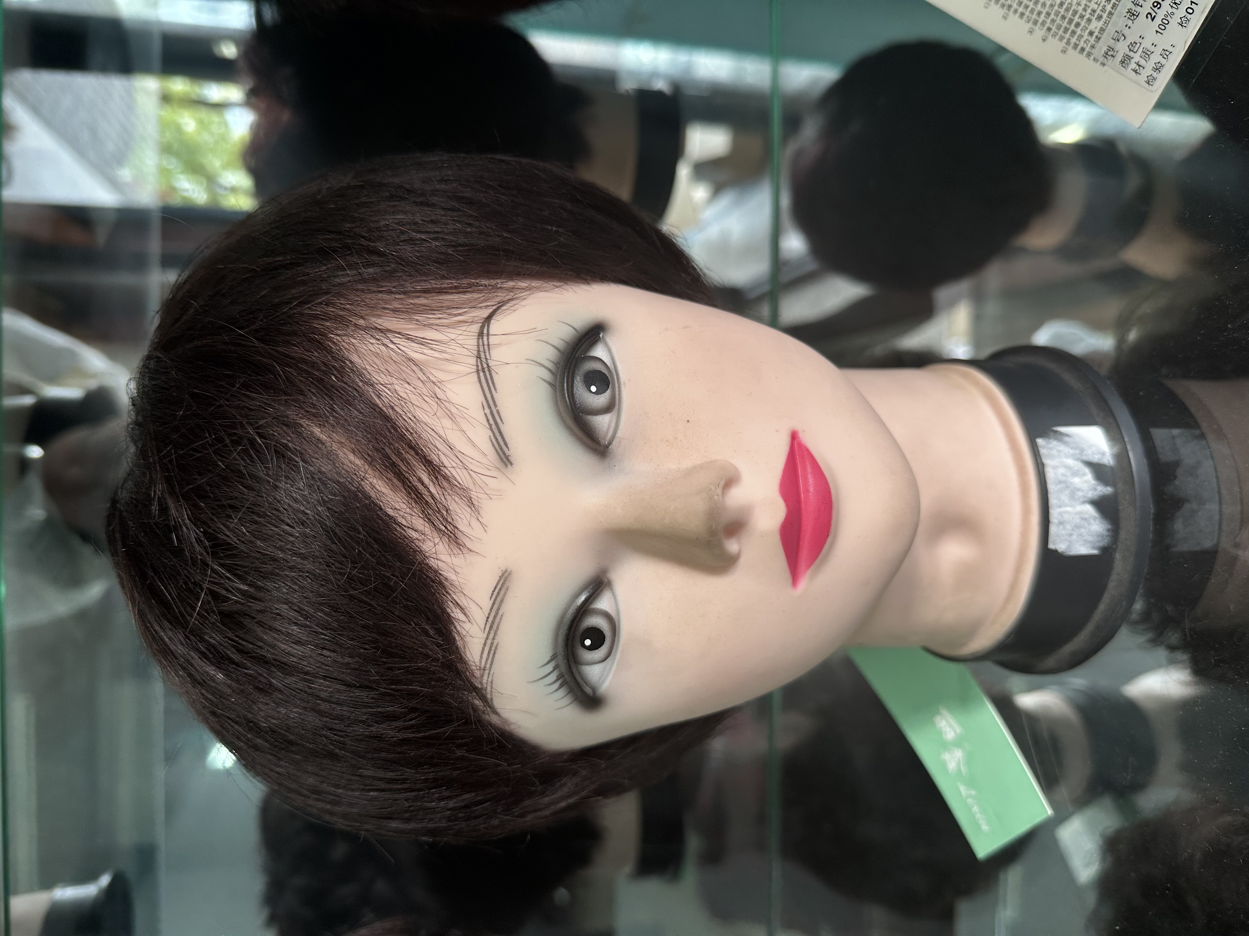 Middle-aged and elderly women's wigs, short summer hair for mothers, real hair for women, full head sets, natural real hair strands, full real hair wigs, 2