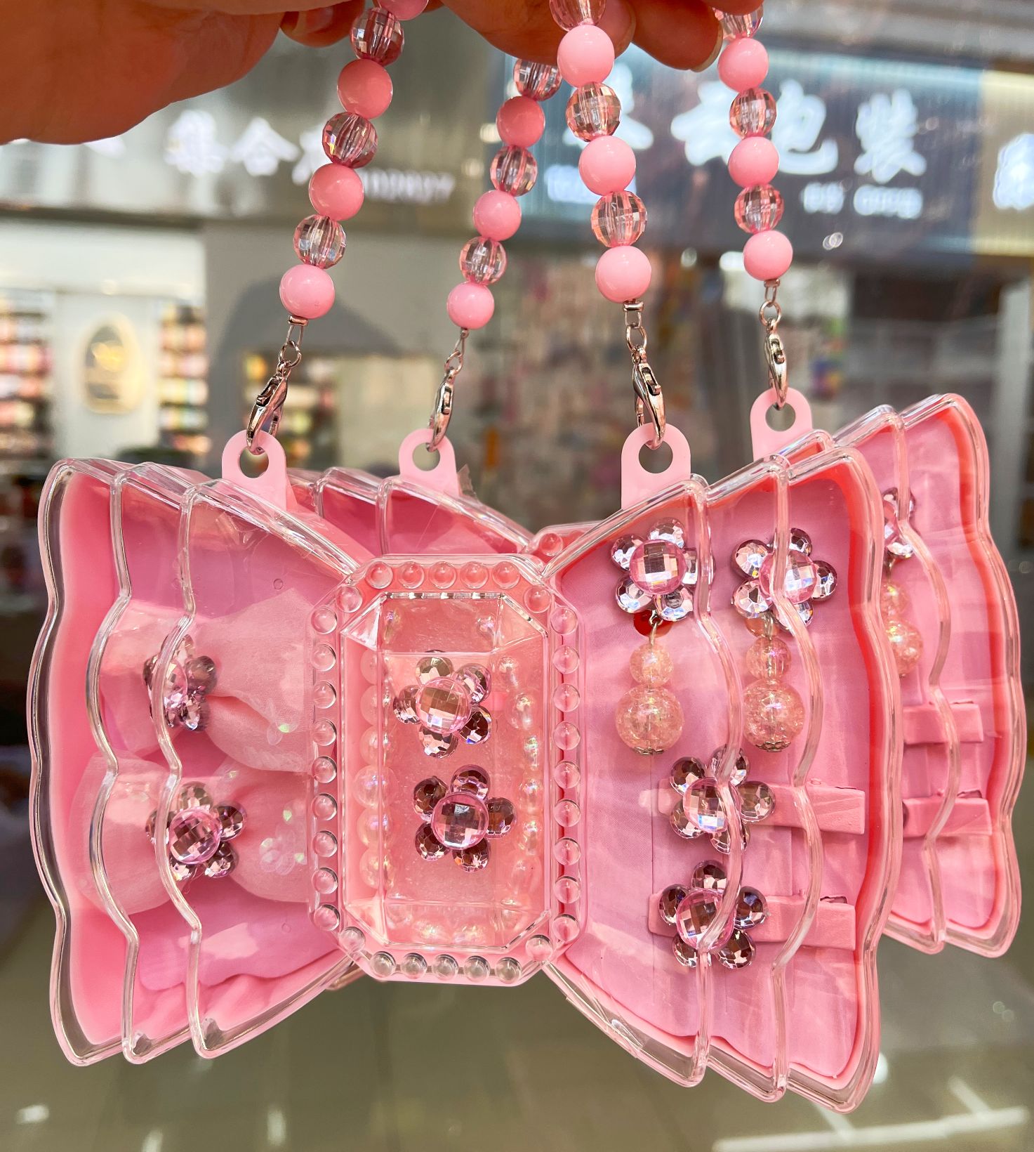 儿童礼盒饰品套装包包手提耳夹发圈新款详情图3