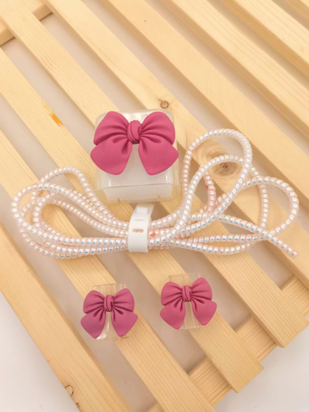 Five-piece set of charging head protective case, data cable protective case and winding device detail image 12