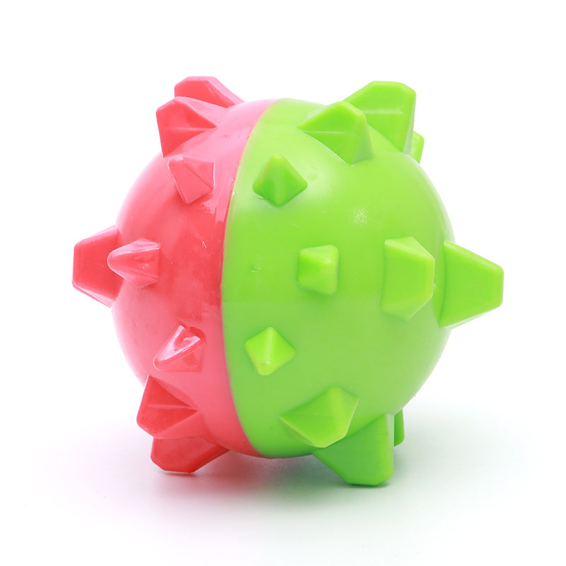 发声玩具球/训练球/耐咬玩具白底实物图