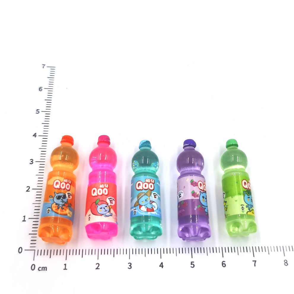 Resin accessories, mobile phones, refrigerators, patch materials, DIY handcrafted small bottles, wine bottles, simulation toys, accessories, beverage bottles, food and play ornaments, mixed packaging, clear packaging wholesale, queer, 500 pieces per package details Picture