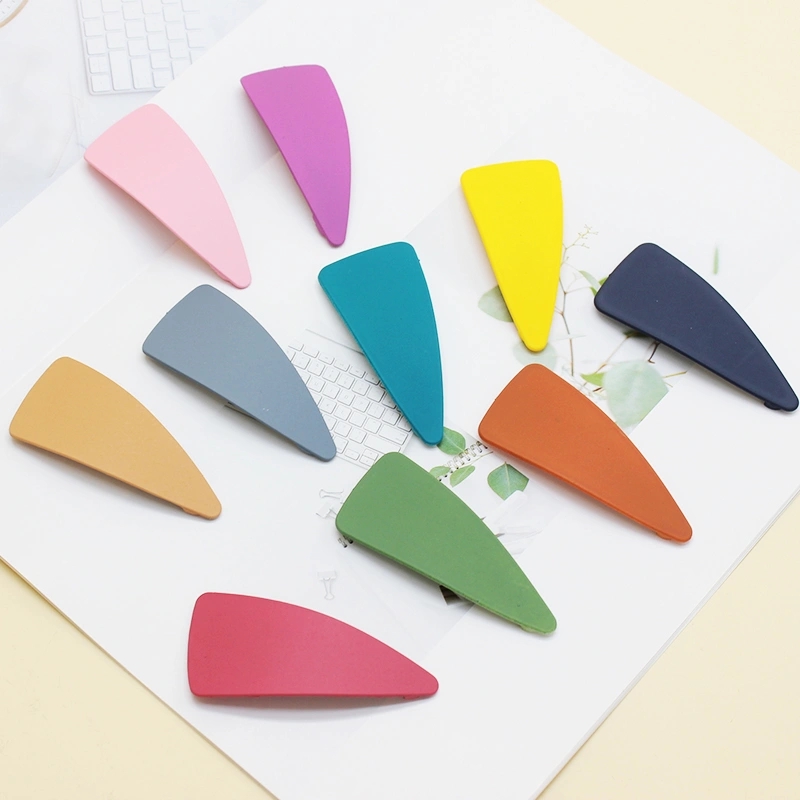 Frosted bb clips, internet-famous colorful ducktail clips, candy-colored hair clips, super fairy-like hair clips, Hyuna style Korean clip headwear for women Application Scenario