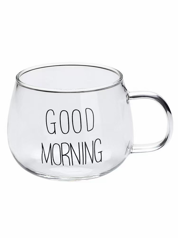 Thermostable Glass Breakfast Glass Milk Glass full figure