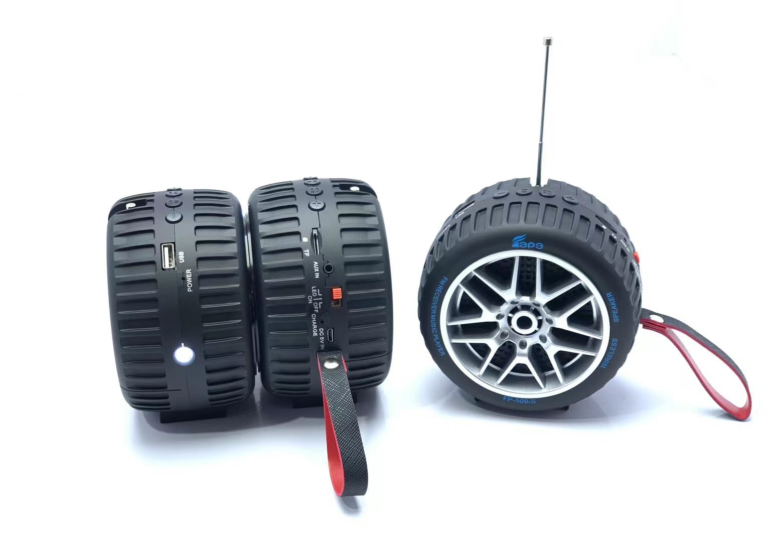 蓝牙音箱带太阳能板收音机手提带