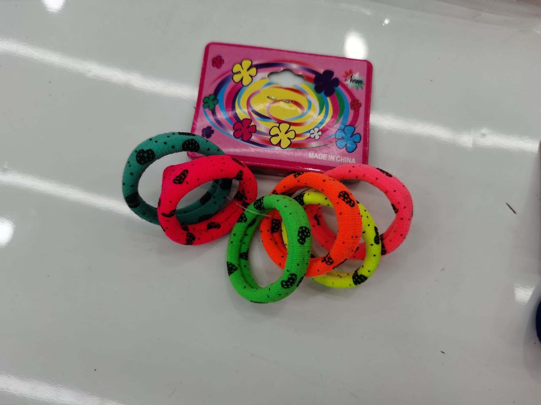 Cordón de cuero estampado, 6 tarjetas, corazón de melocotón, música, pentagrama, muchos estilos