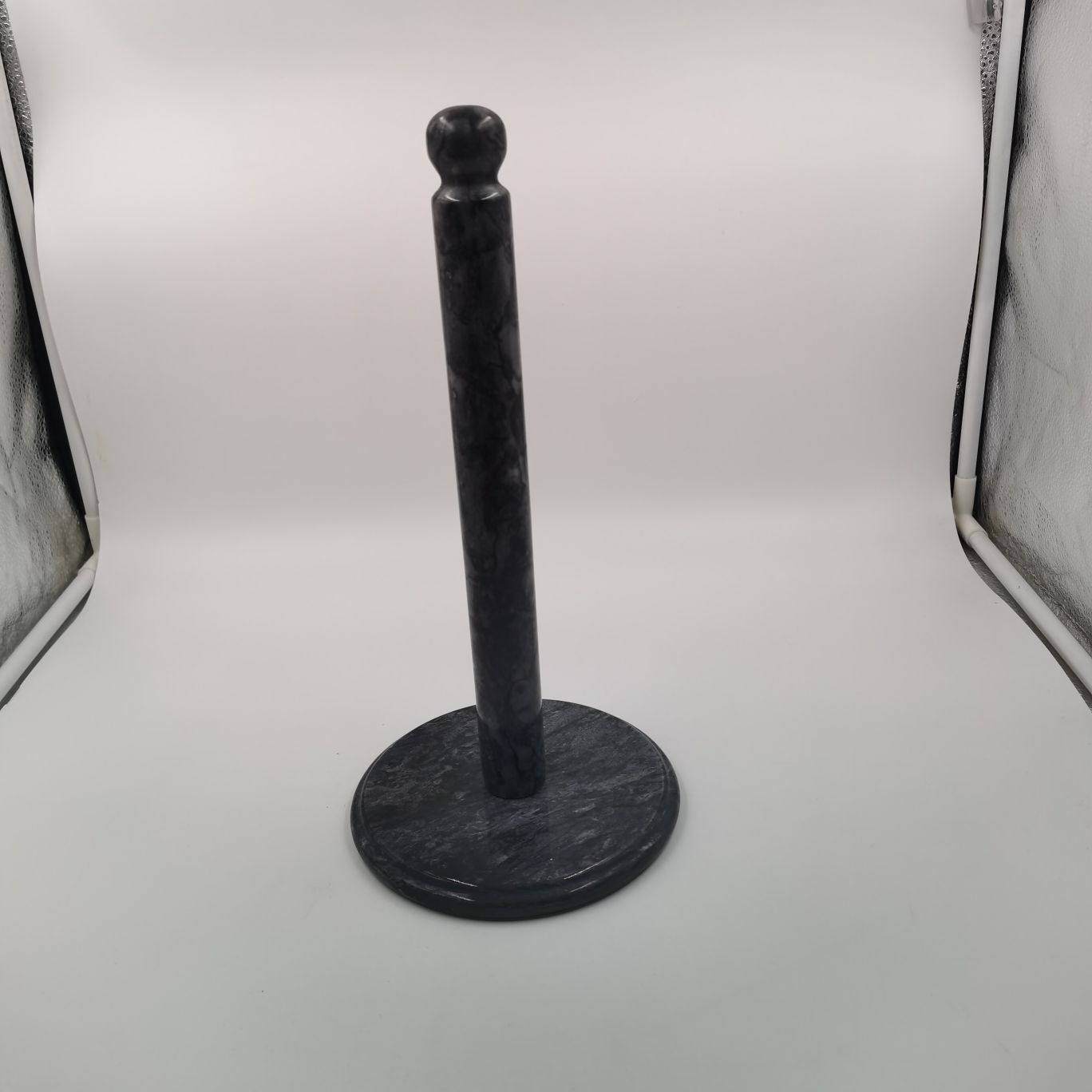 Shenzhou jade marble tissue holder, toilet paper, kitchenware available in black and white and detachable Specification image