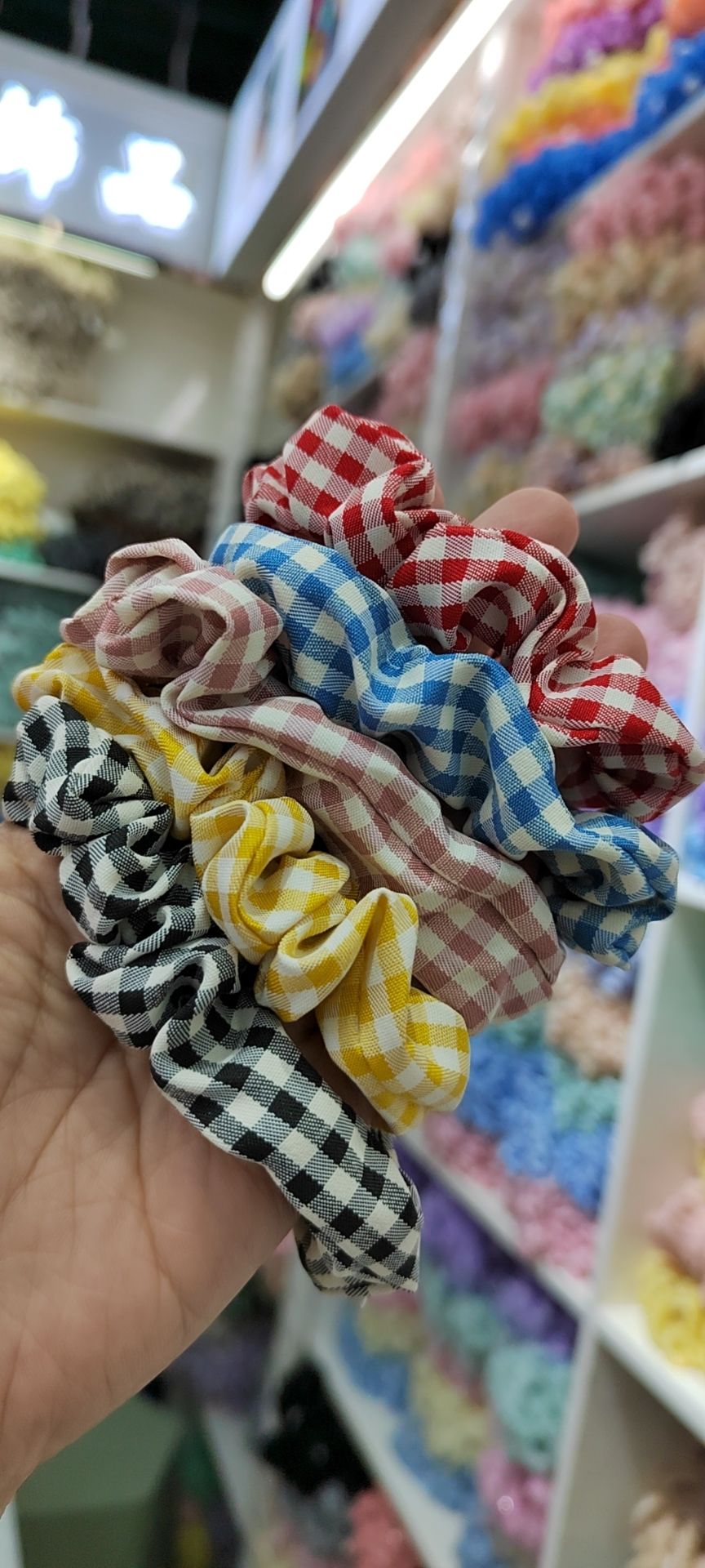 16 Small intestine rings, 60-color solid color, bright color, Ding pig large intestine rings, hair rings, elastic hair rings, direct supply from the manufacturer pic 3