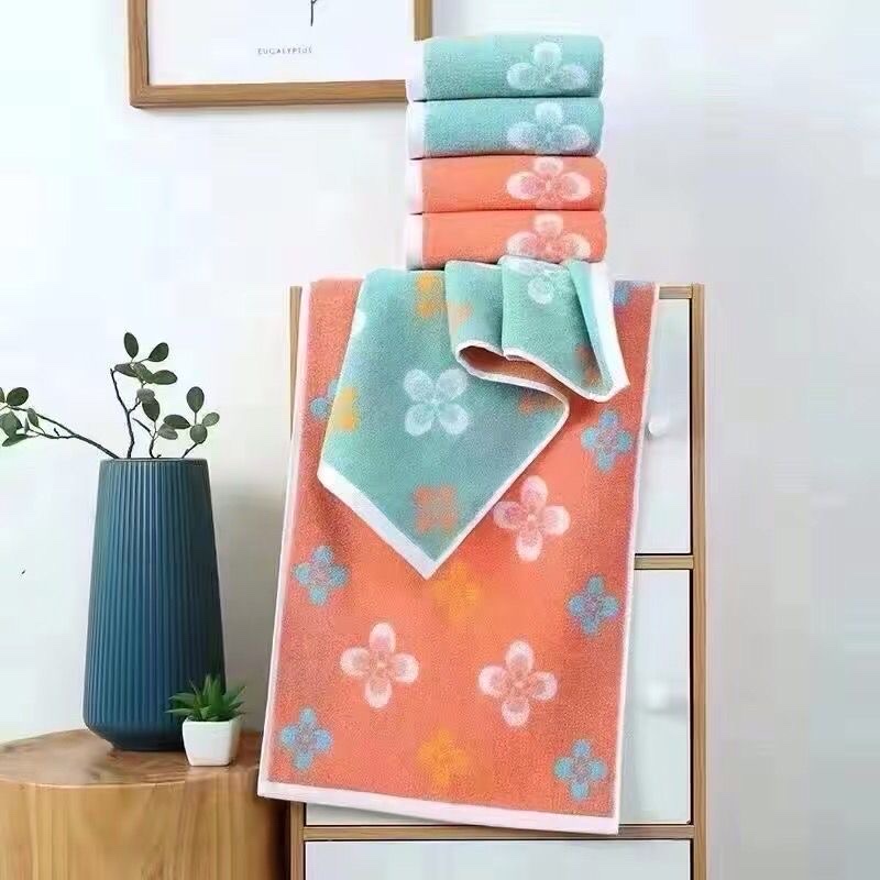 Pure cotton, soft, absorbent and non-shedding, high-end thickened towels for men, women, adults and couples to wash their faces. Wholesale household face towels Specification image