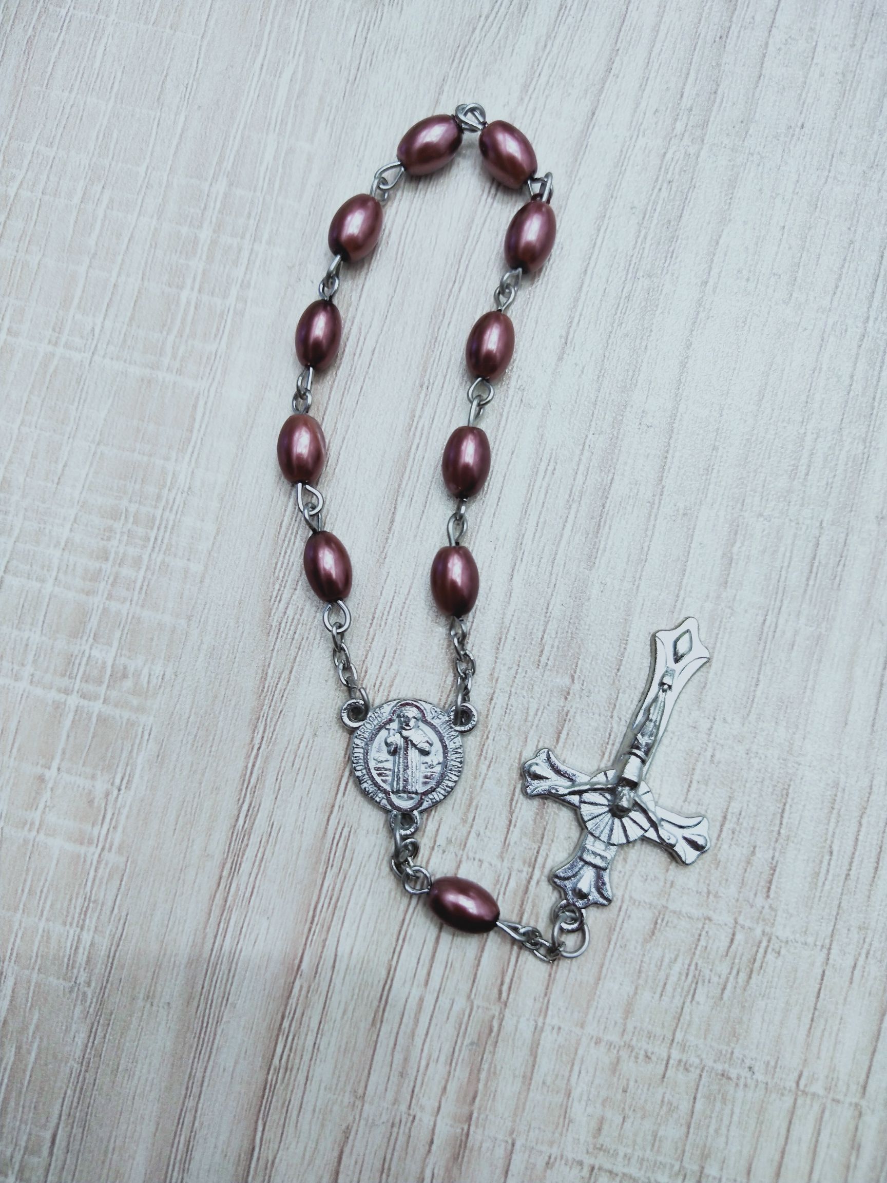 纯手工制作念珠十字架手链，厂家直接生产多种宗教信仰用品畅销国外市场详情图4