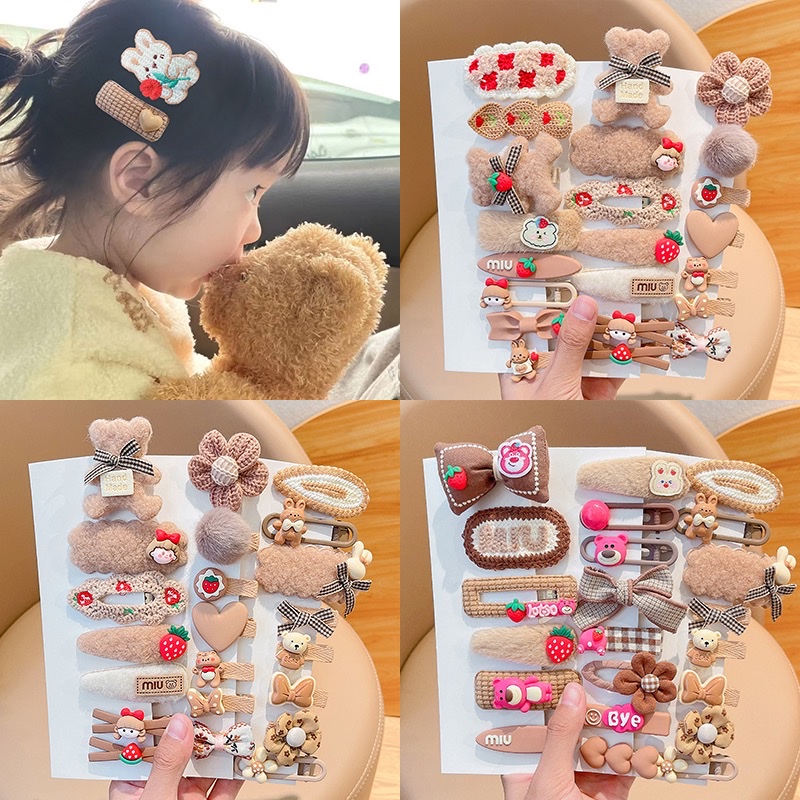 Hairpin Girl 2022 New high-end children's headwear, Korean cute broken hairpins, girl hairpins, baby bangs clips Specification image