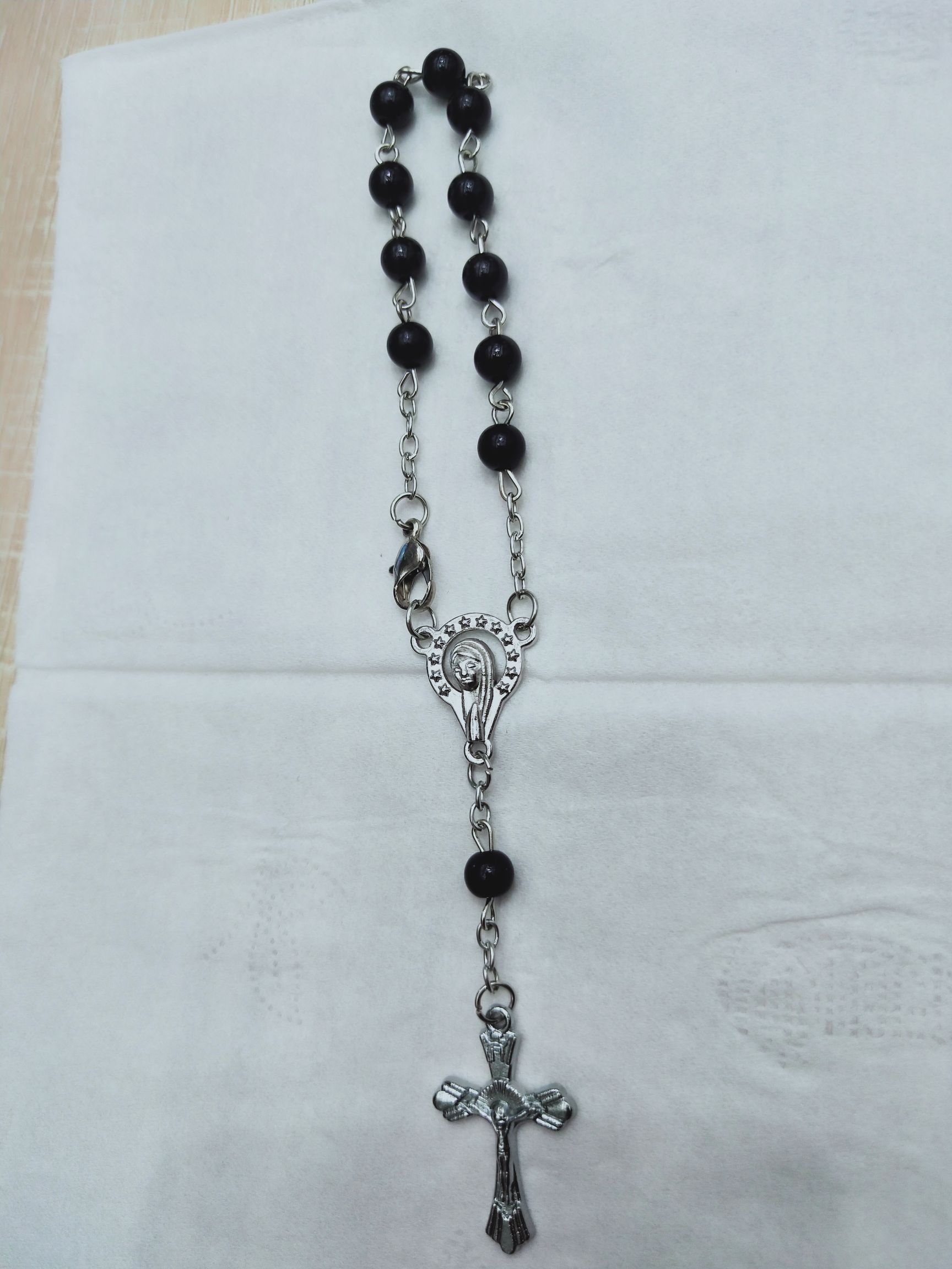 纯手工制作念珠十字架手链，厂家直接生产多种宗教信仰用品畅销国外市场详情图6