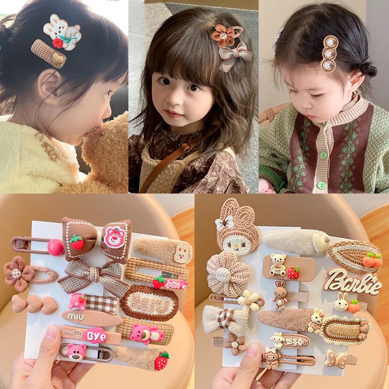 Hairpin Girl 2022 New high-end children's headwear, Korean cute broken hairpins, girl hairpins, baby bangs clips details Picture