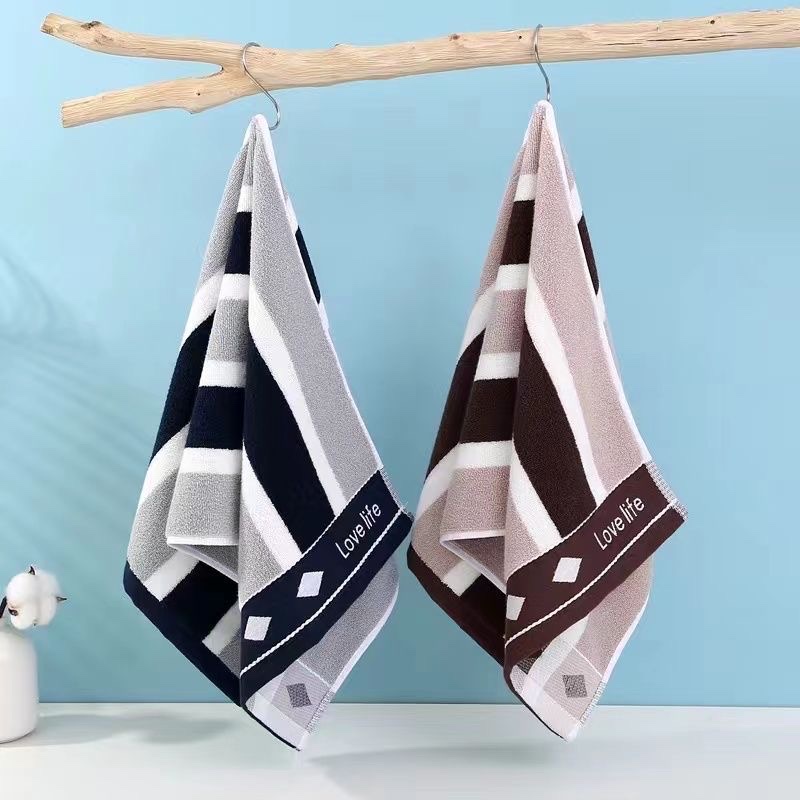 love life engrosamiento toalla de algodón para adultos uso doméstico suave y absorbente sin pérdida de pelo para hombres y mujeres estudiantes cara de limpieza toalla de baño Specification image