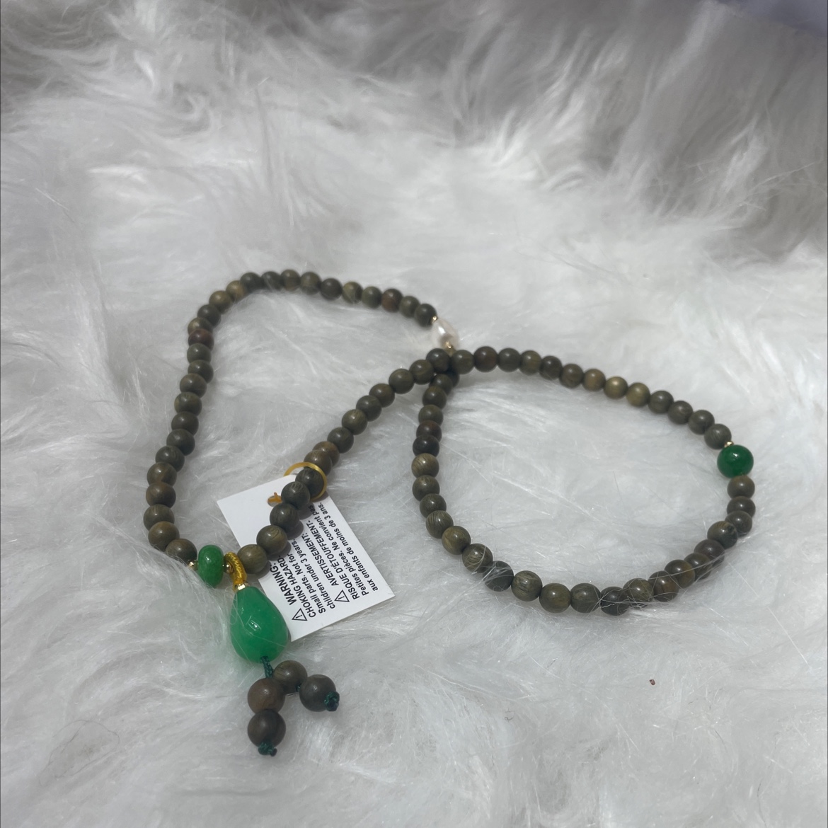 原创手链/檀木手链/手链白底实物图