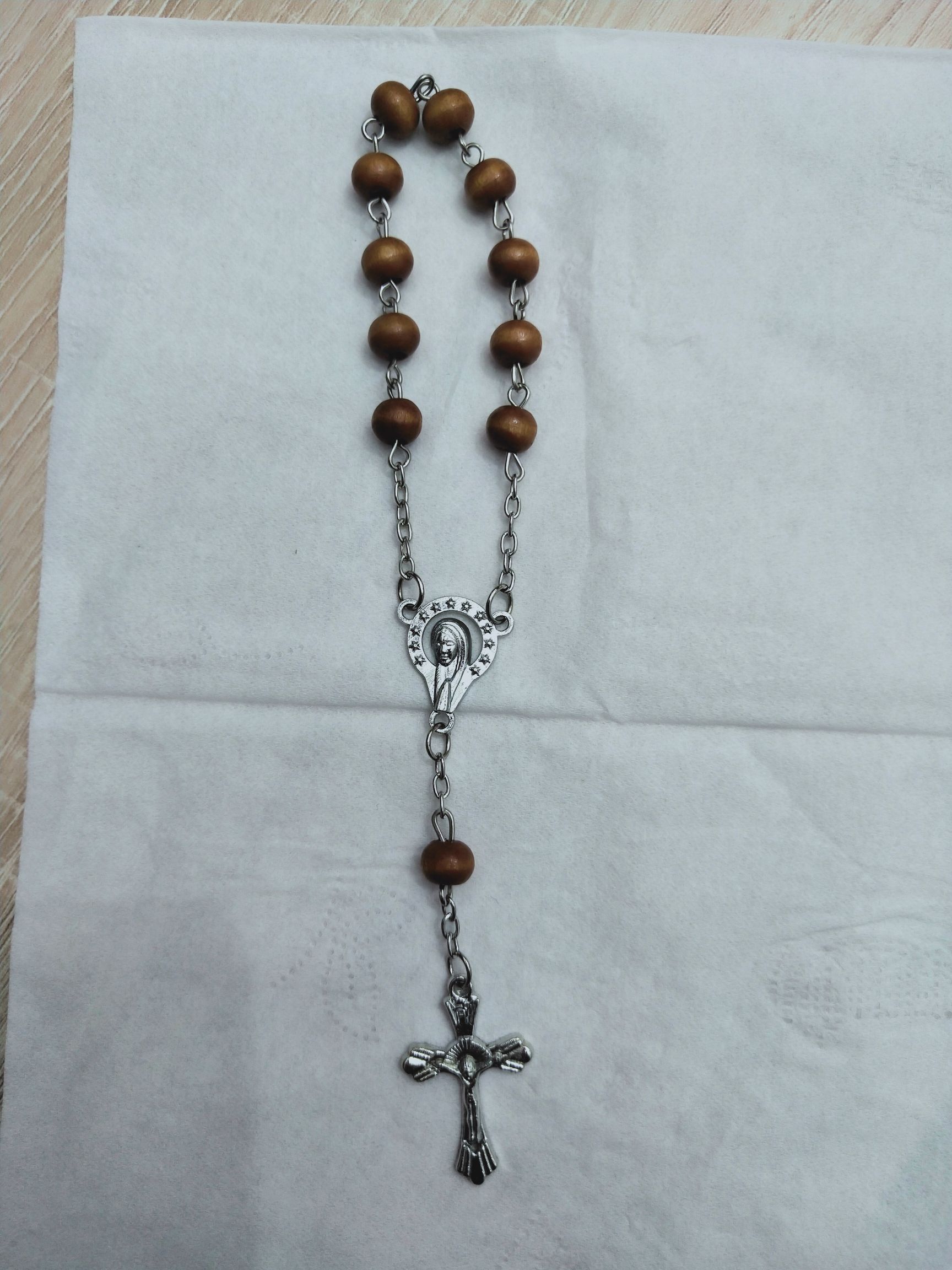 纯手工制作念珠十字架手链，厂家直接生产多种宗教信仰用品畅销国外市场详情图5