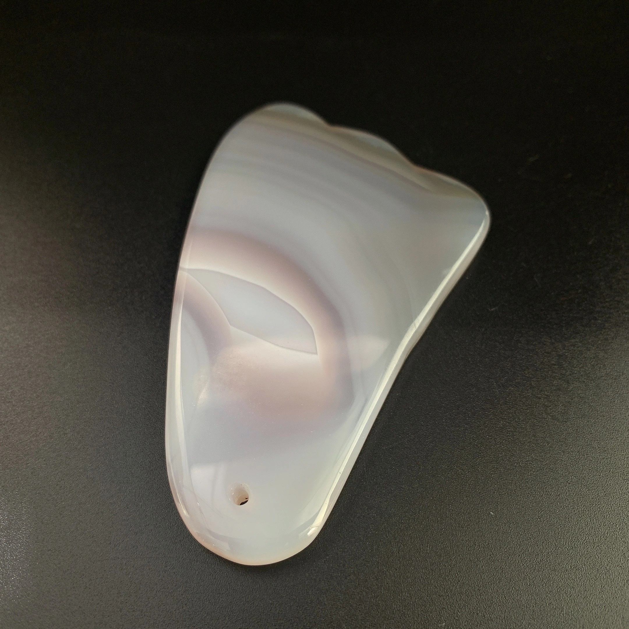 【 Oriental Jade 】 Natural agate chalcedony gua sha board, slimming face, jadeite, other ornaments, jade and jewelry