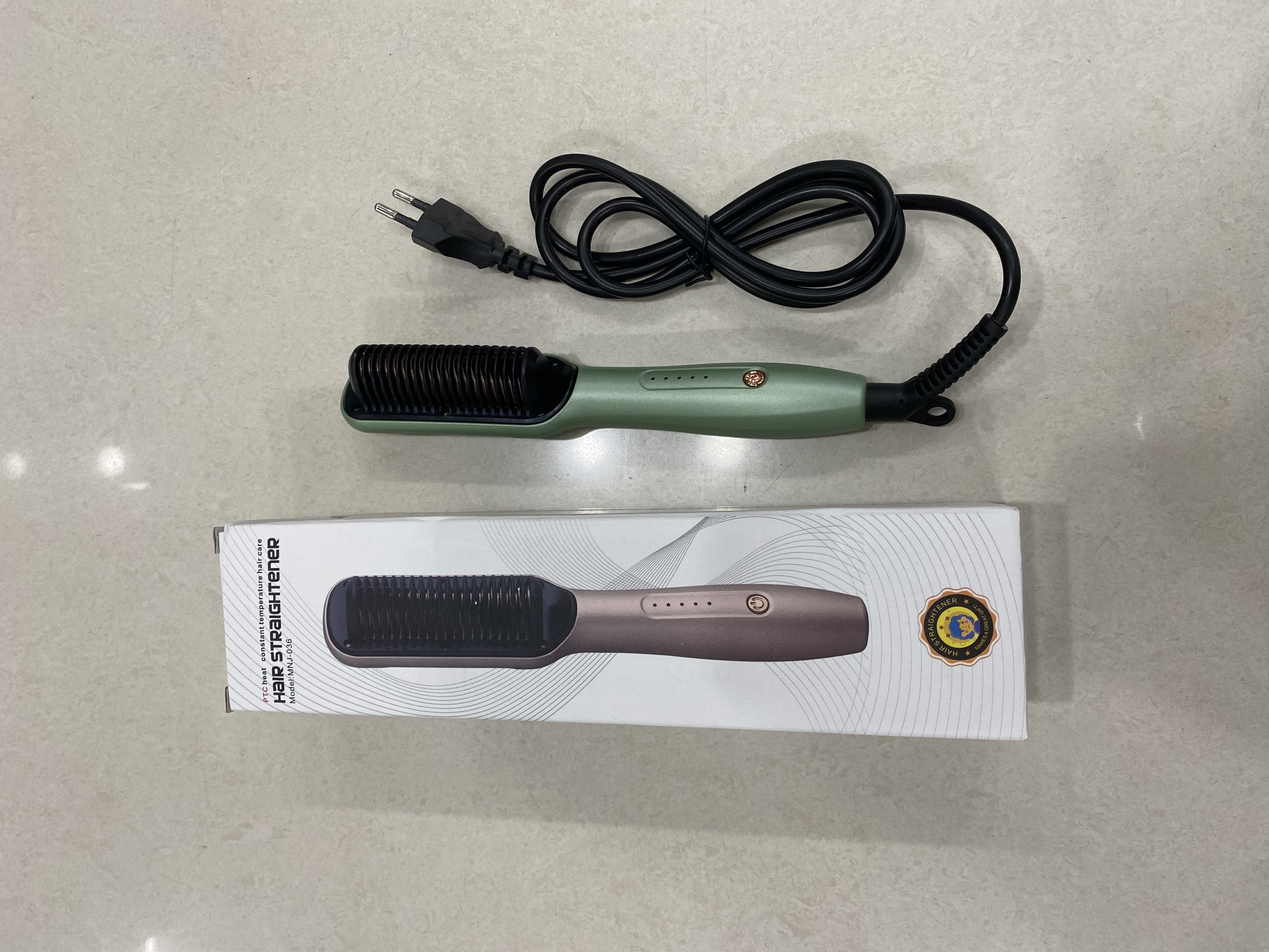 Straight hair comb - high-end configuration