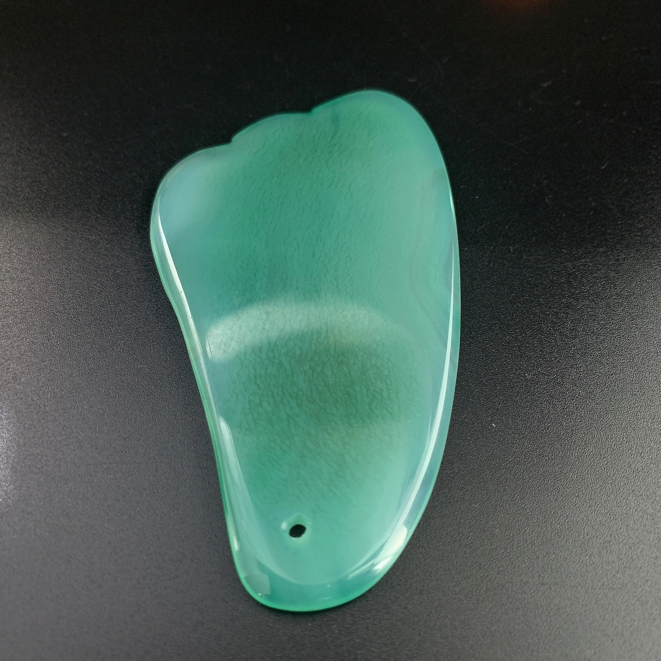 【 Oriental Jade 】 Natural agate chalcedony gua sha board, slimming face, jadeite, other ornaments, jade and jewelry Application Scenario