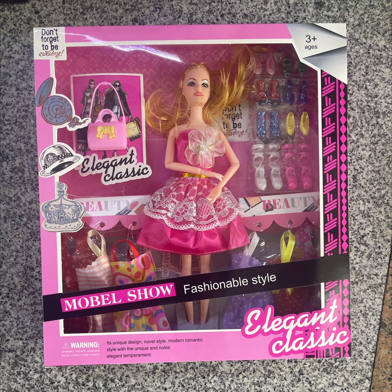 2022-43 New doll set with accessories. The dolls are solid and the hair is randomly selected. Doll mix style, random. Welcome both new and old customers to make your purchase