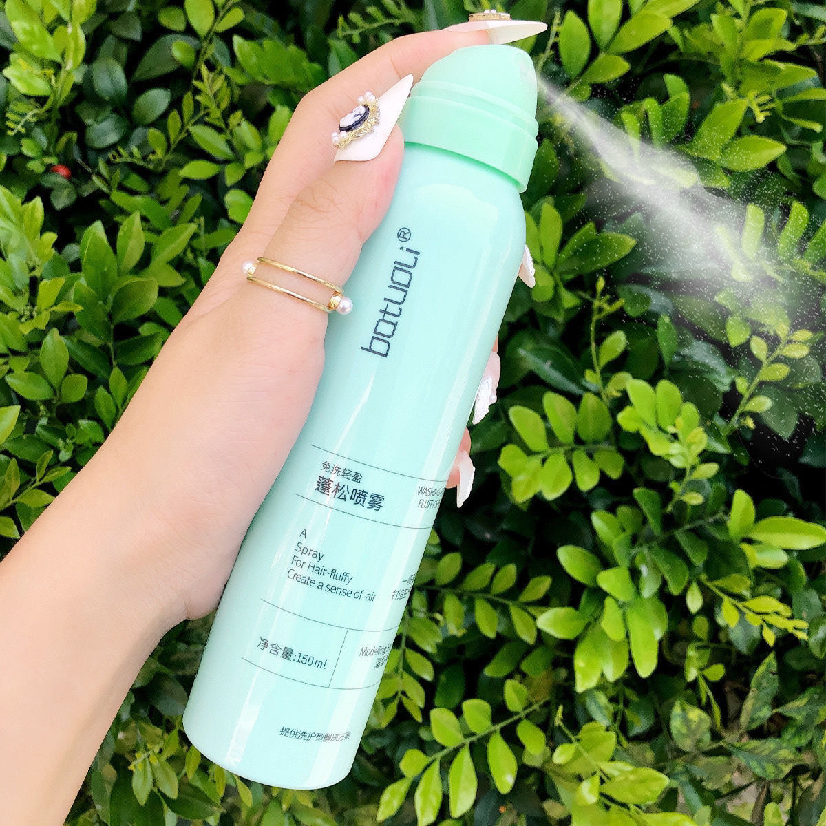 【 5-second Oil-Removing Hair 】 No-wash Volumizing dry hair spray for removing and controlling oil, keeping hair dry, refreshing and quick-drying air Specification image
