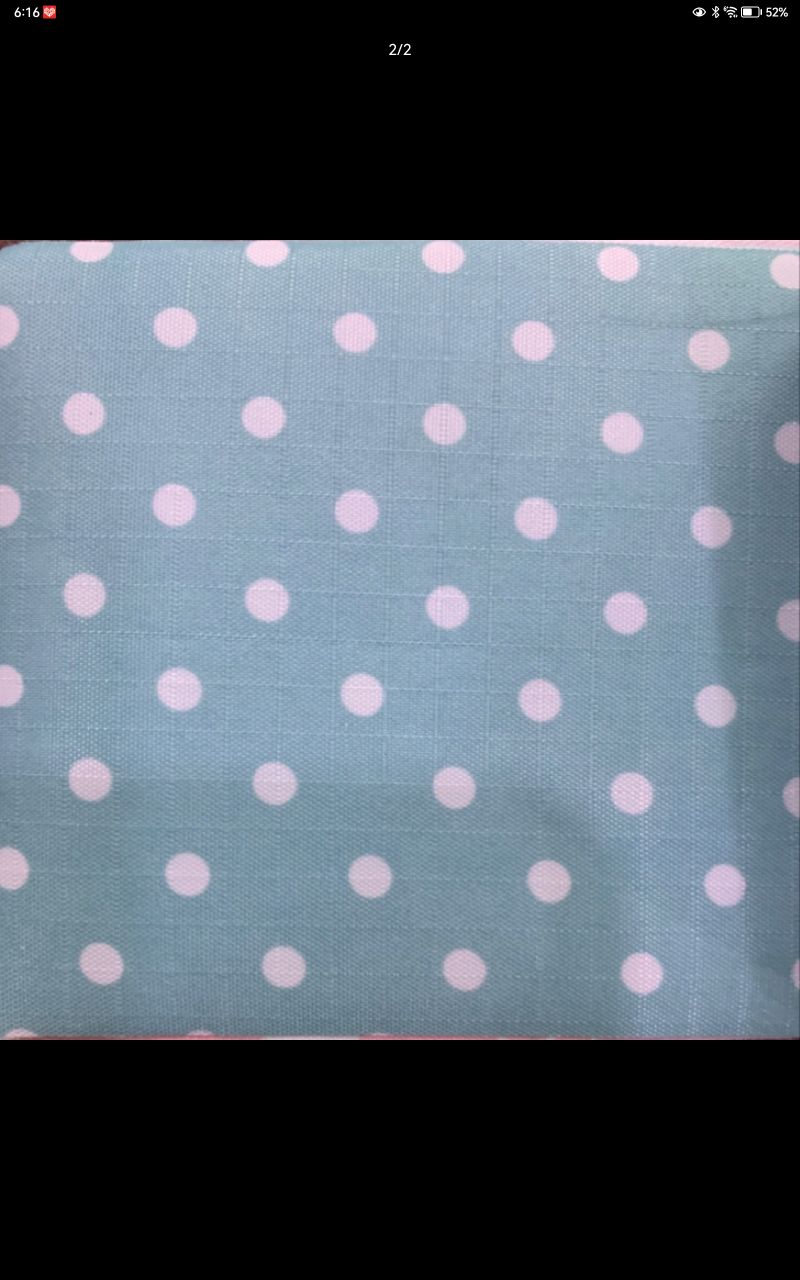 Factory direct sales, best-selling new leather products in large stock, high, medium and low grade bags, sofas, shoes, materials and fabrics, blue base with white dots details Picture